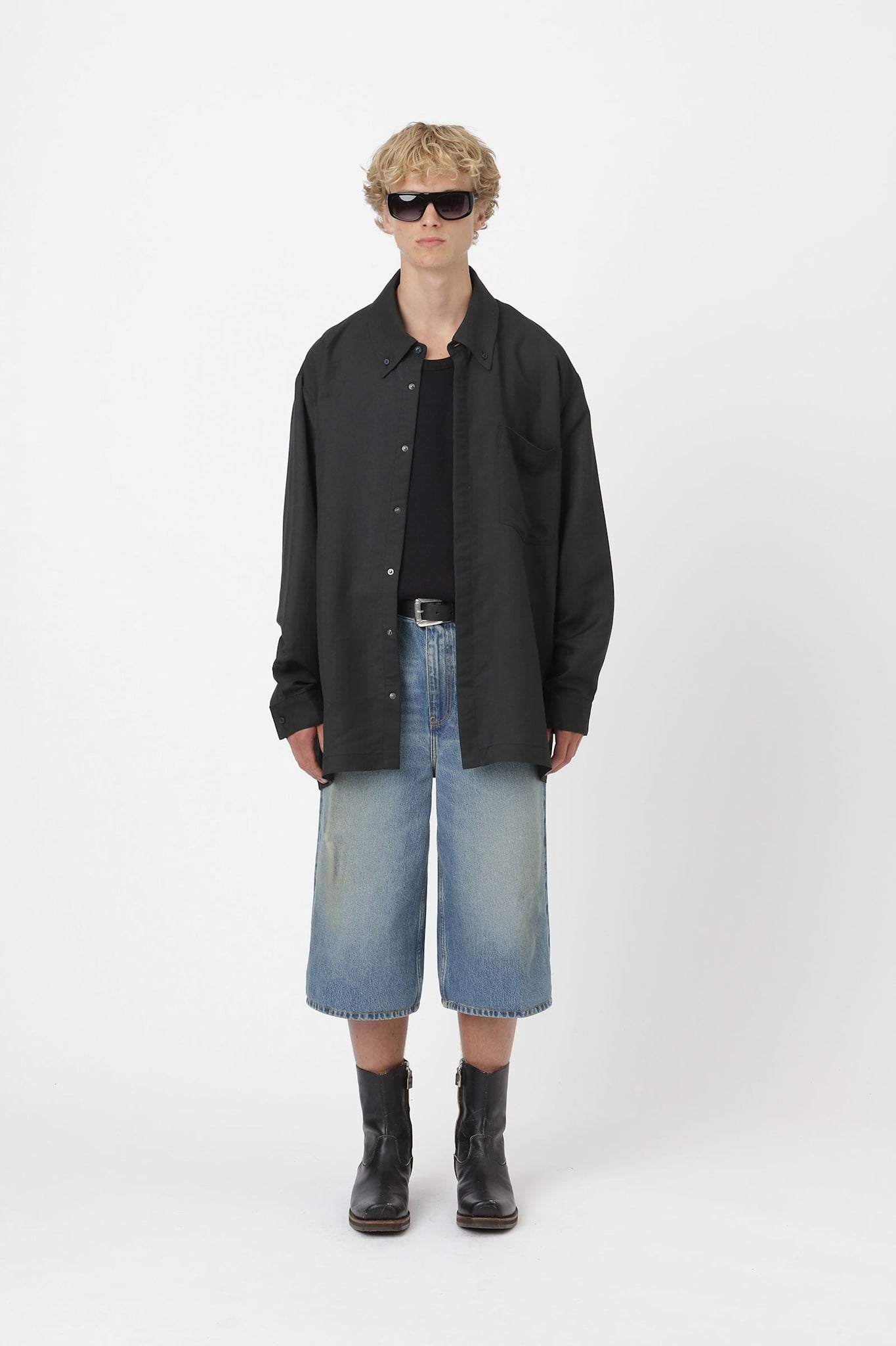 Won Hundred Men Moriel Shirt Black