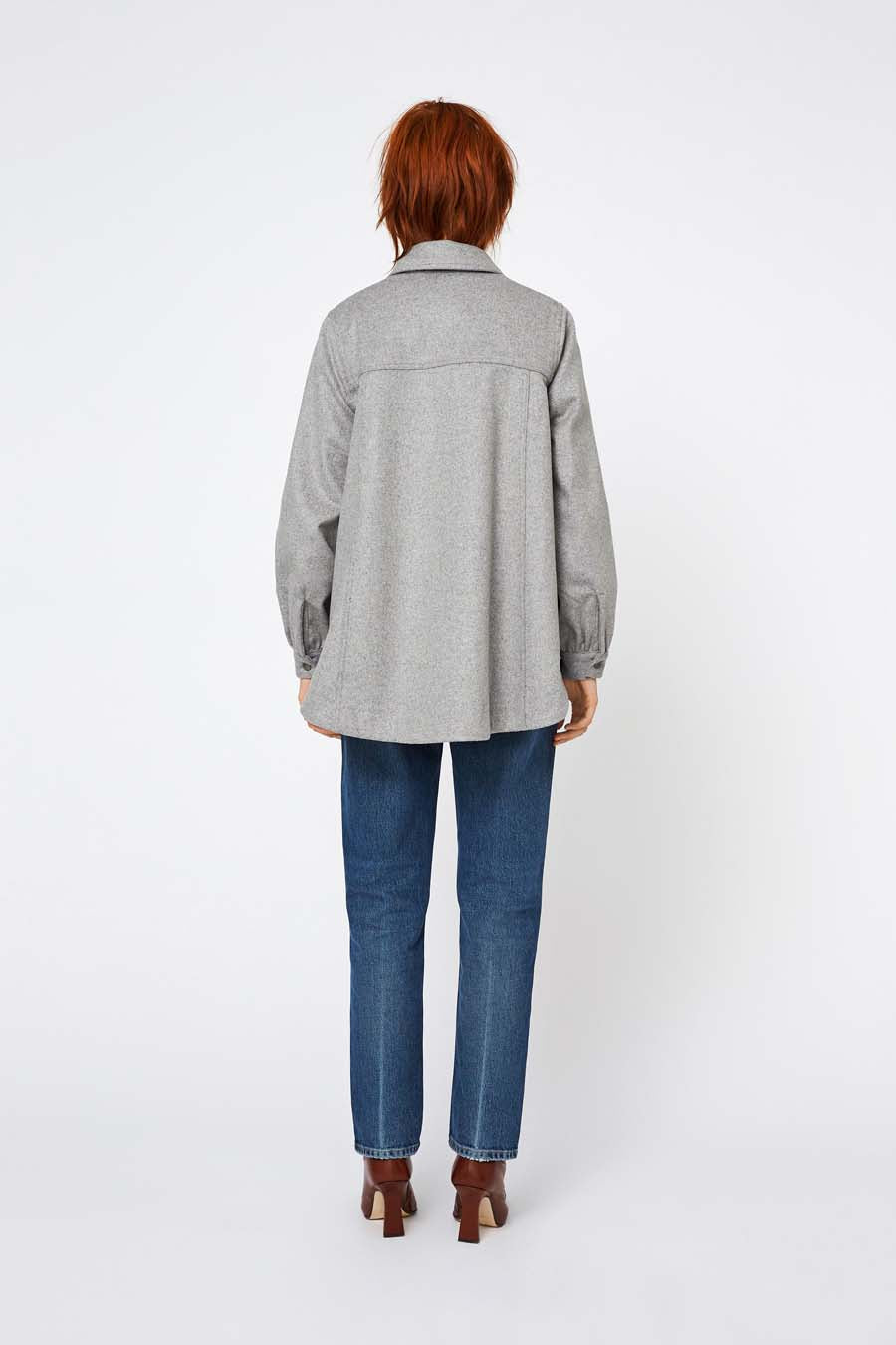 Won Hundred Women Odette Shirt Grey Melange