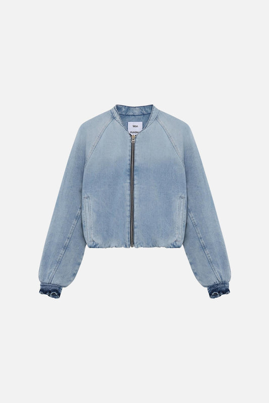 Ola Denim Bomber Jacket - Won Hundred Online Store