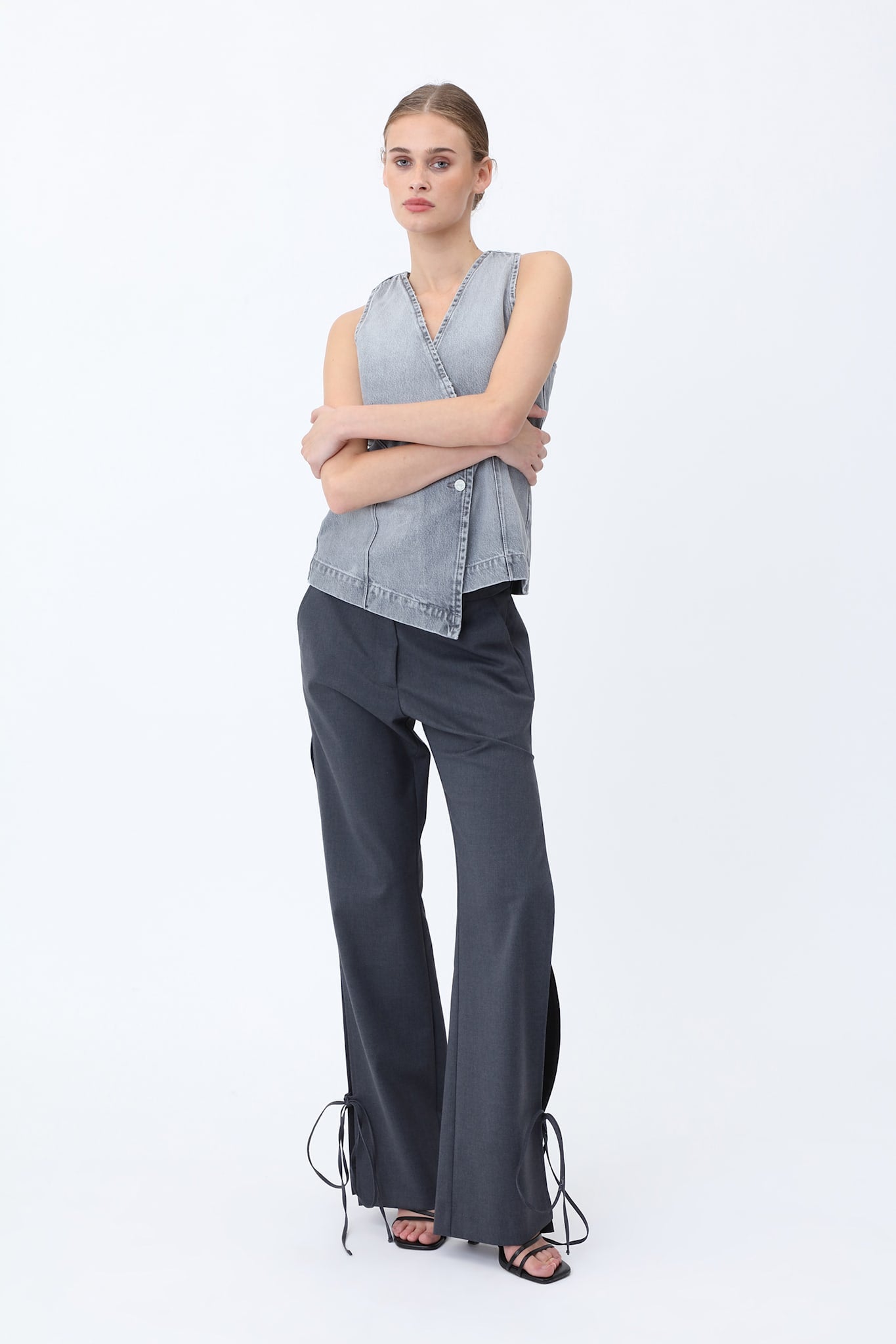Oliva Denim Vest - Won Hundred Online Store