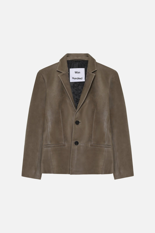 Oliver Leather Blazer - Won Hundred Online Store