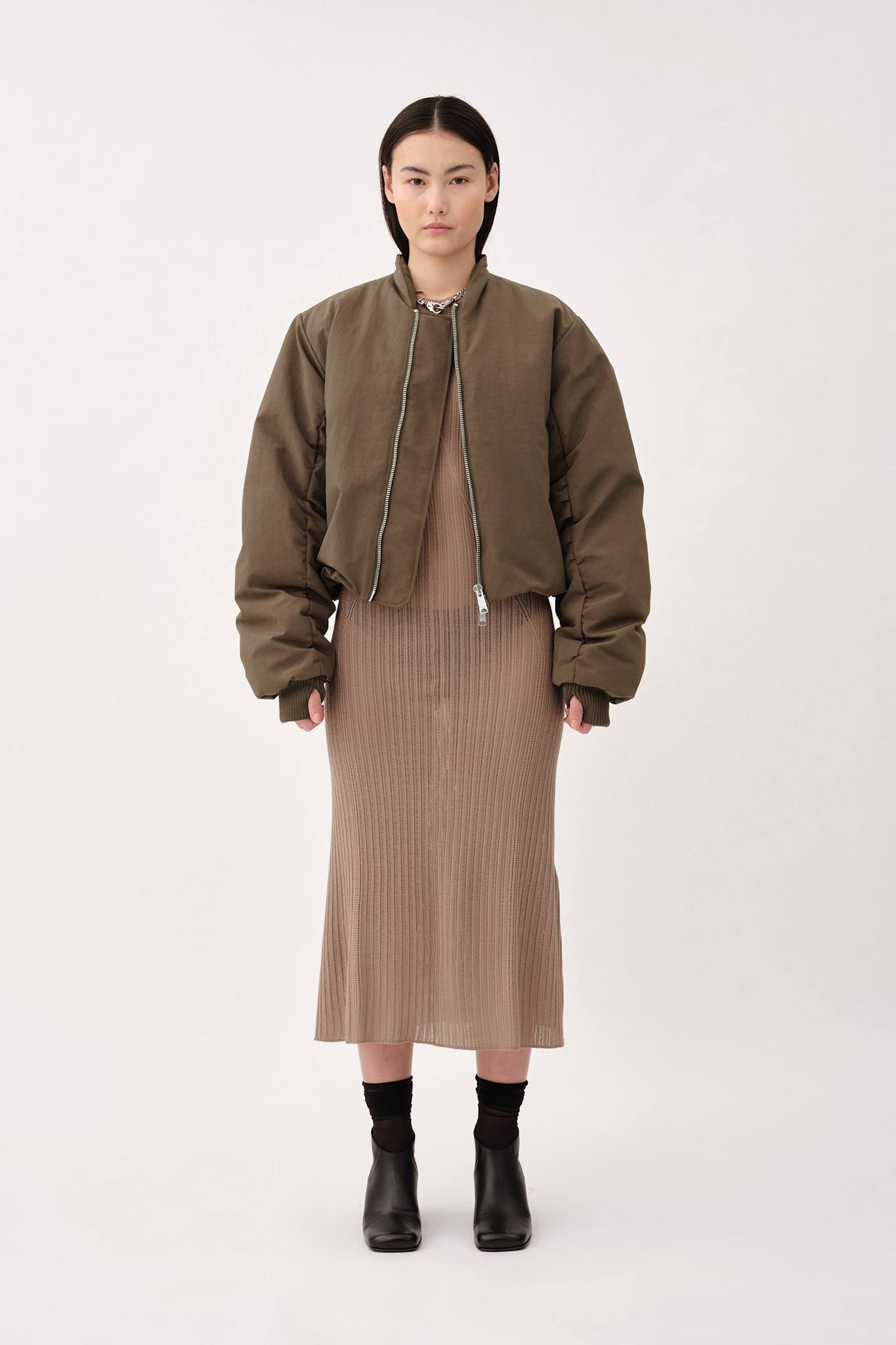 Won Hundred Women Opal Outerwear Black Olive