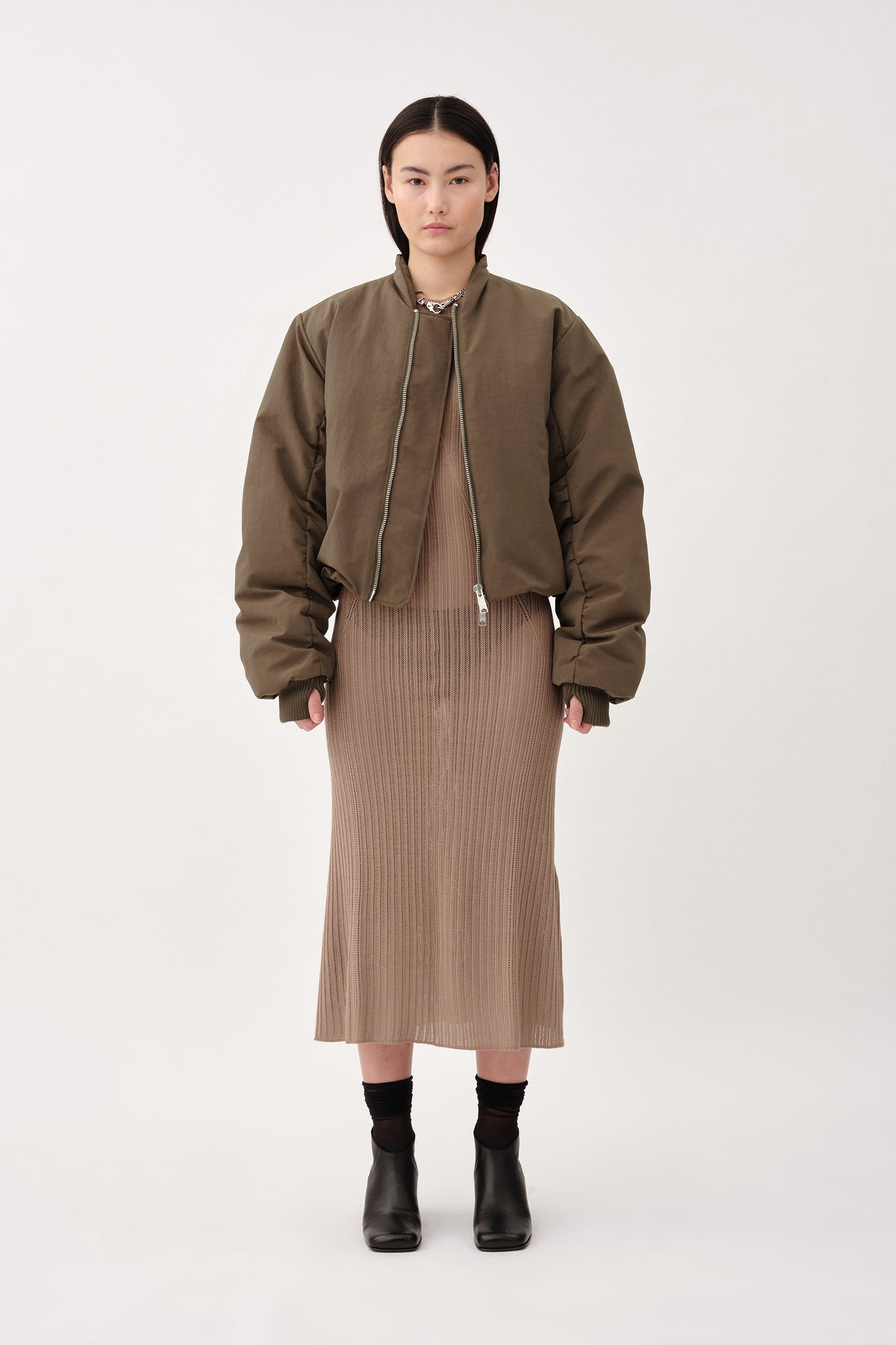 Won Hundred Women Opal Outerwear Black Olive