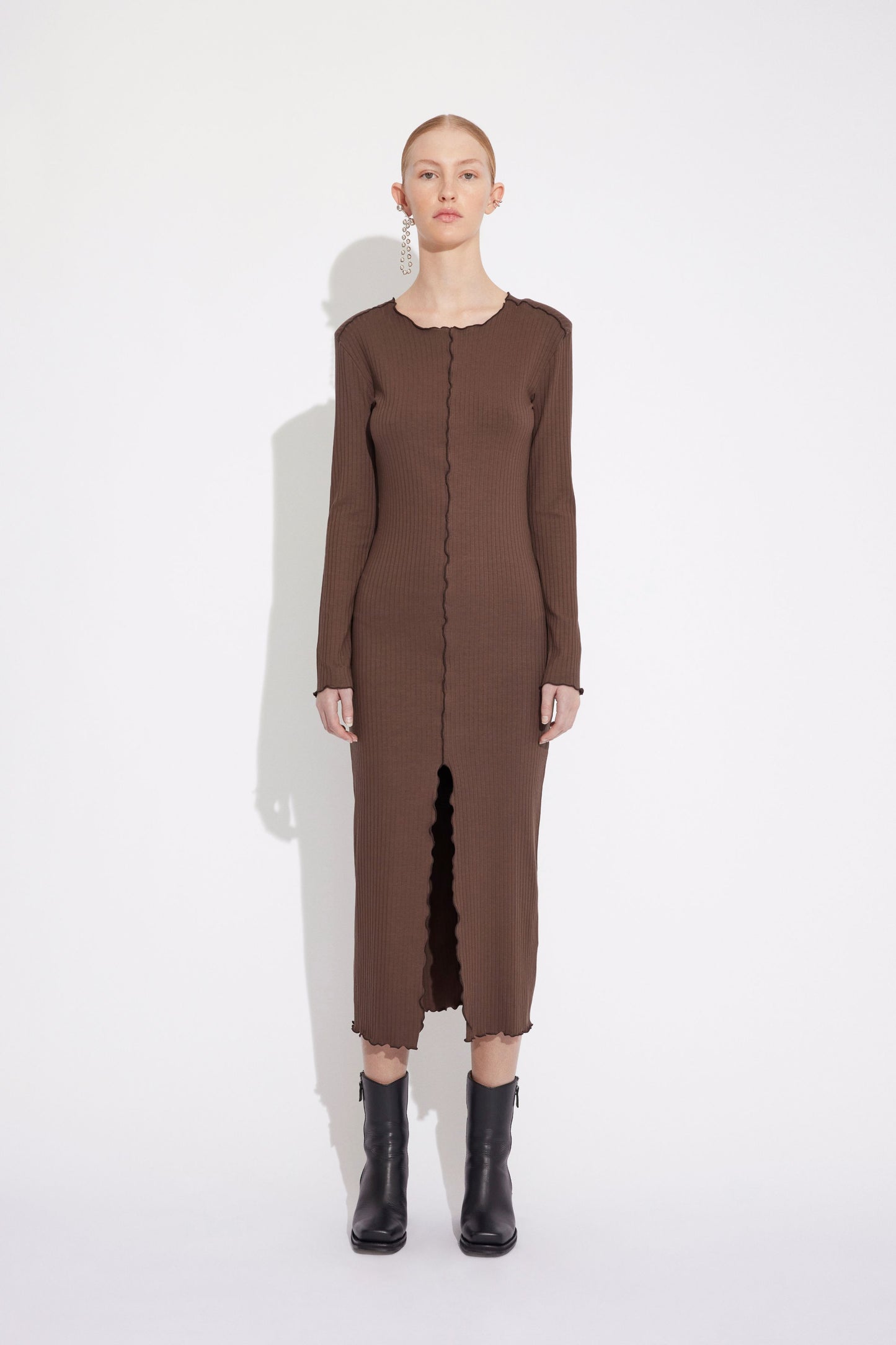 Won Hundred Women Ophelia Dress Dress Chocolate Brown