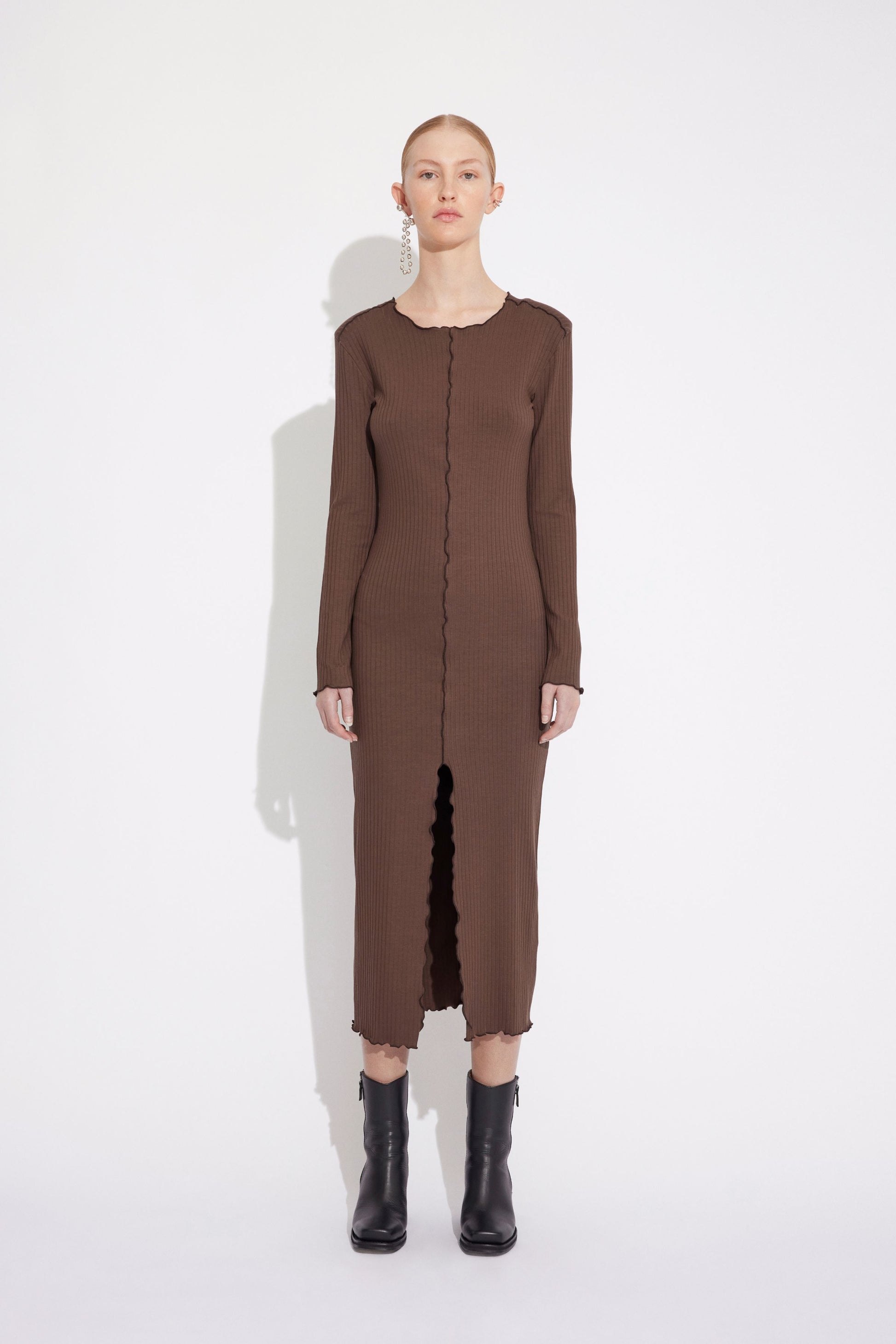 Won Hundred Women Ophelia Dress Dress Chocolate Brown