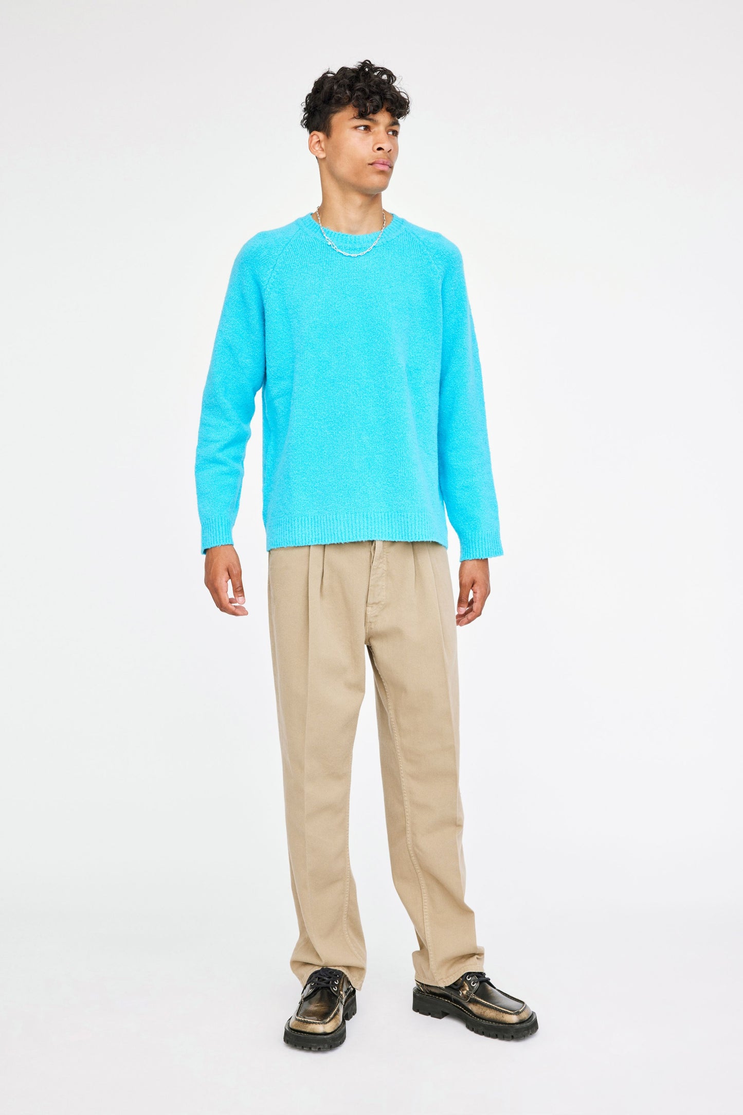 Won Hundred Men Otis Knit Knitwear Blue Curacao