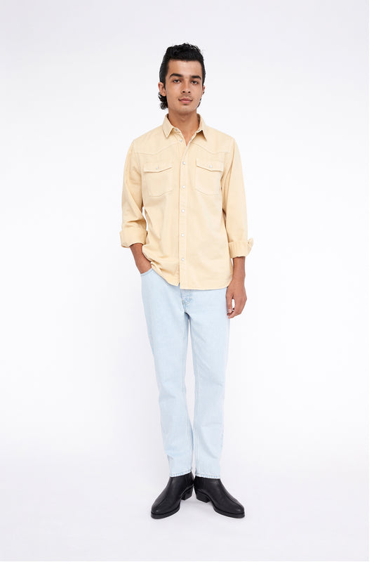 Won Hundred Men Pablo Shirt Banana Crepe