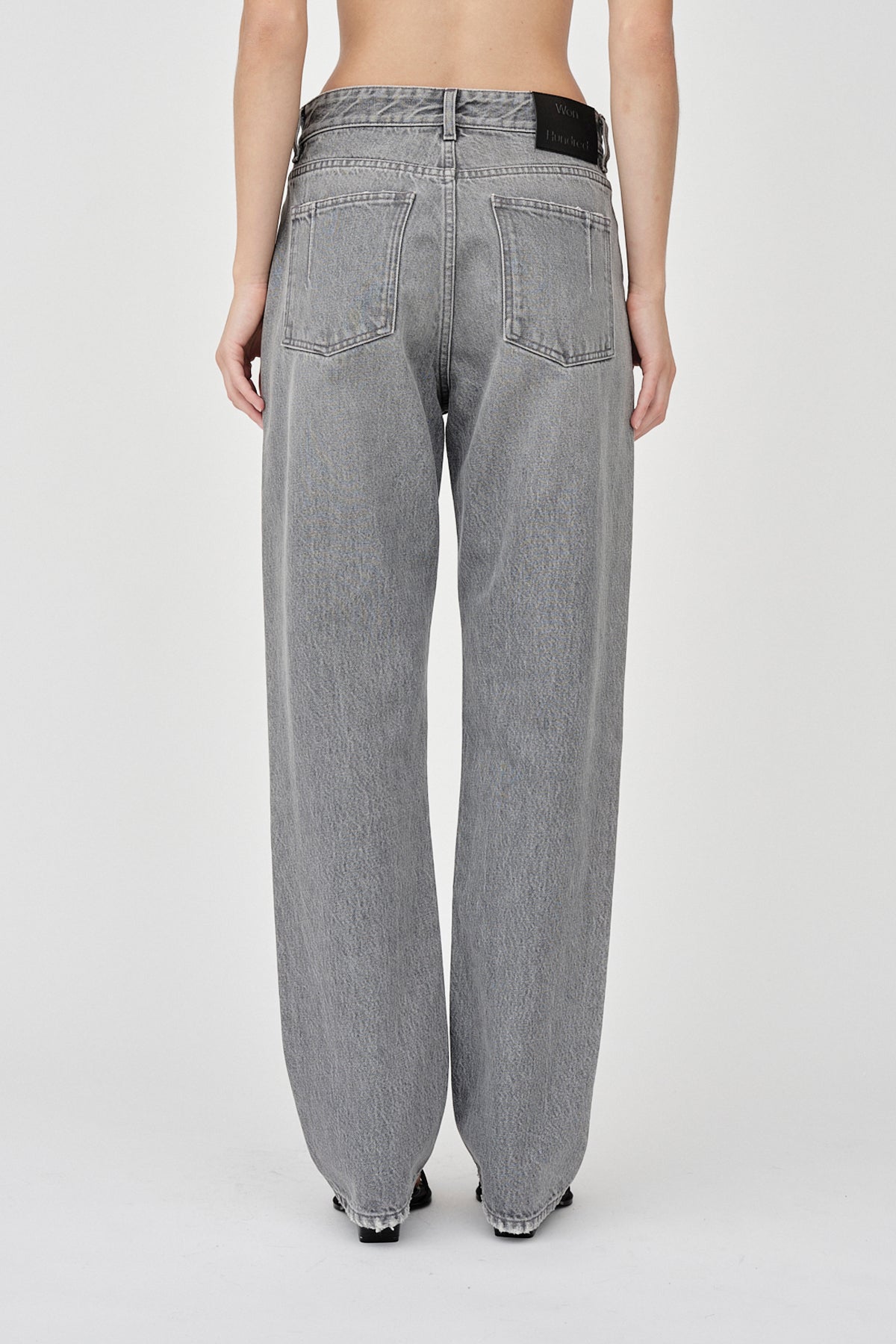 Won Hundred Women Pearl - Grey Wash 6 5-Pockets Grey Wash Six