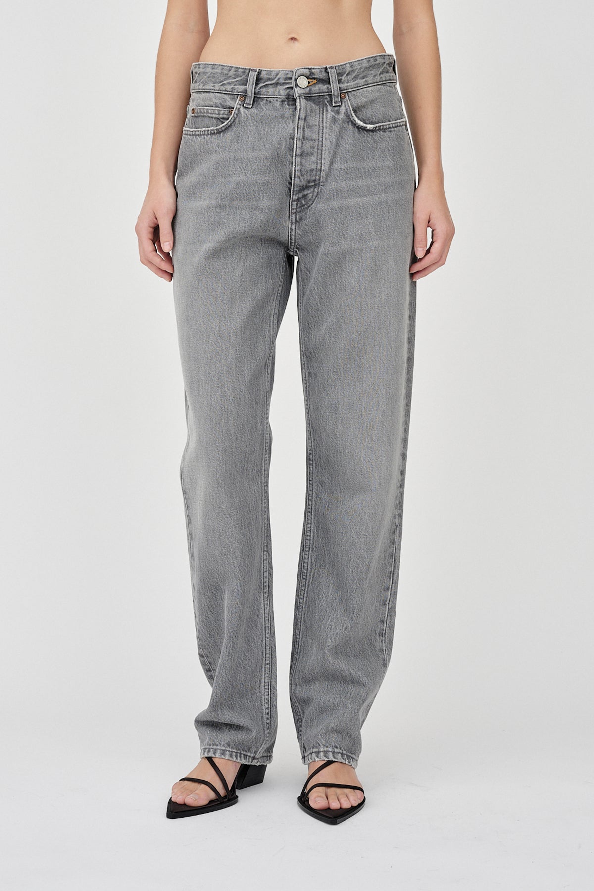 Won Hundred Women Pearl - Grey Wash 6 5-Pockets Grey Wash Six