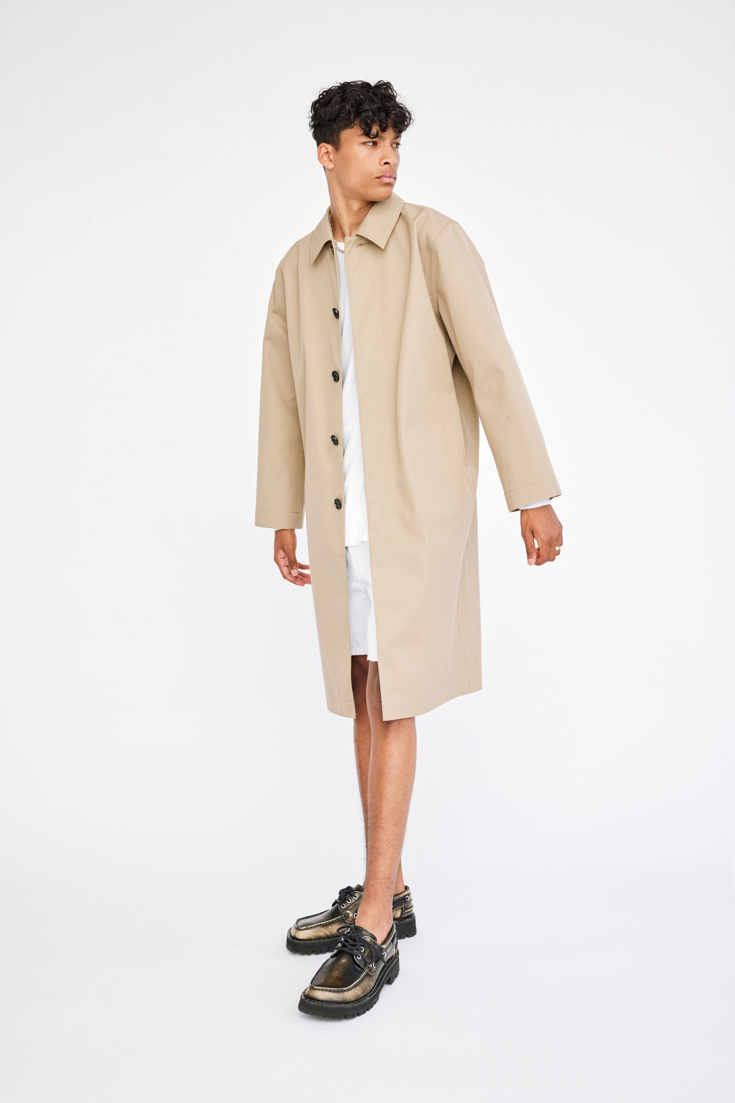 Won Hundred Men Pedro Coat Outerwear Beige