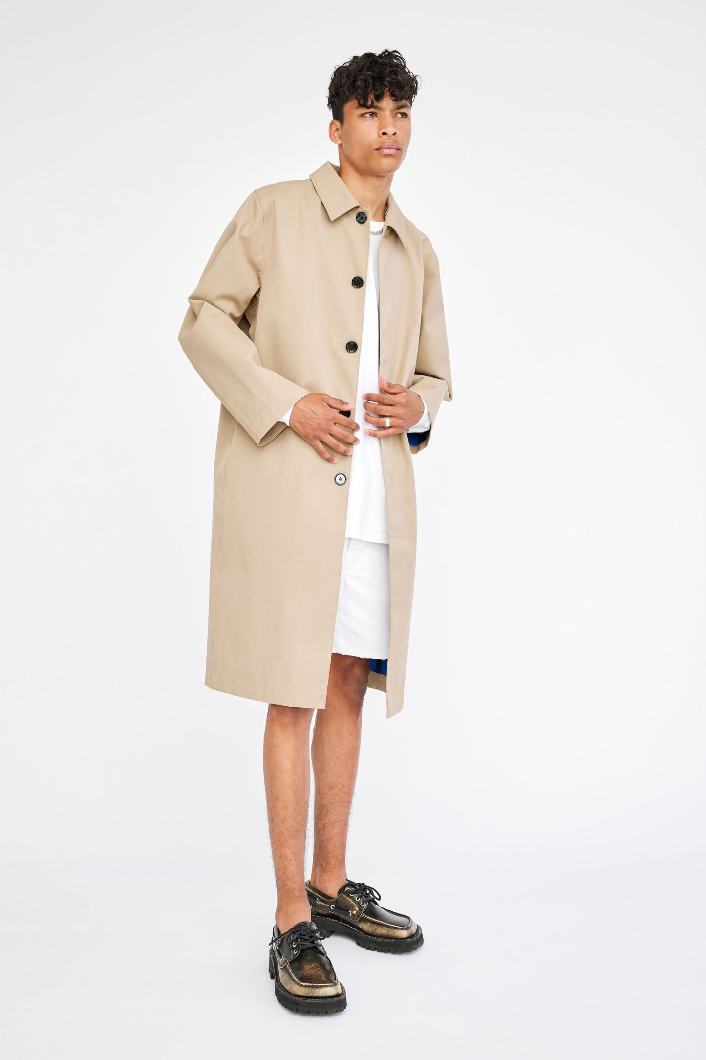 Won Hundred Men Pedro Coat Outerwear Beige