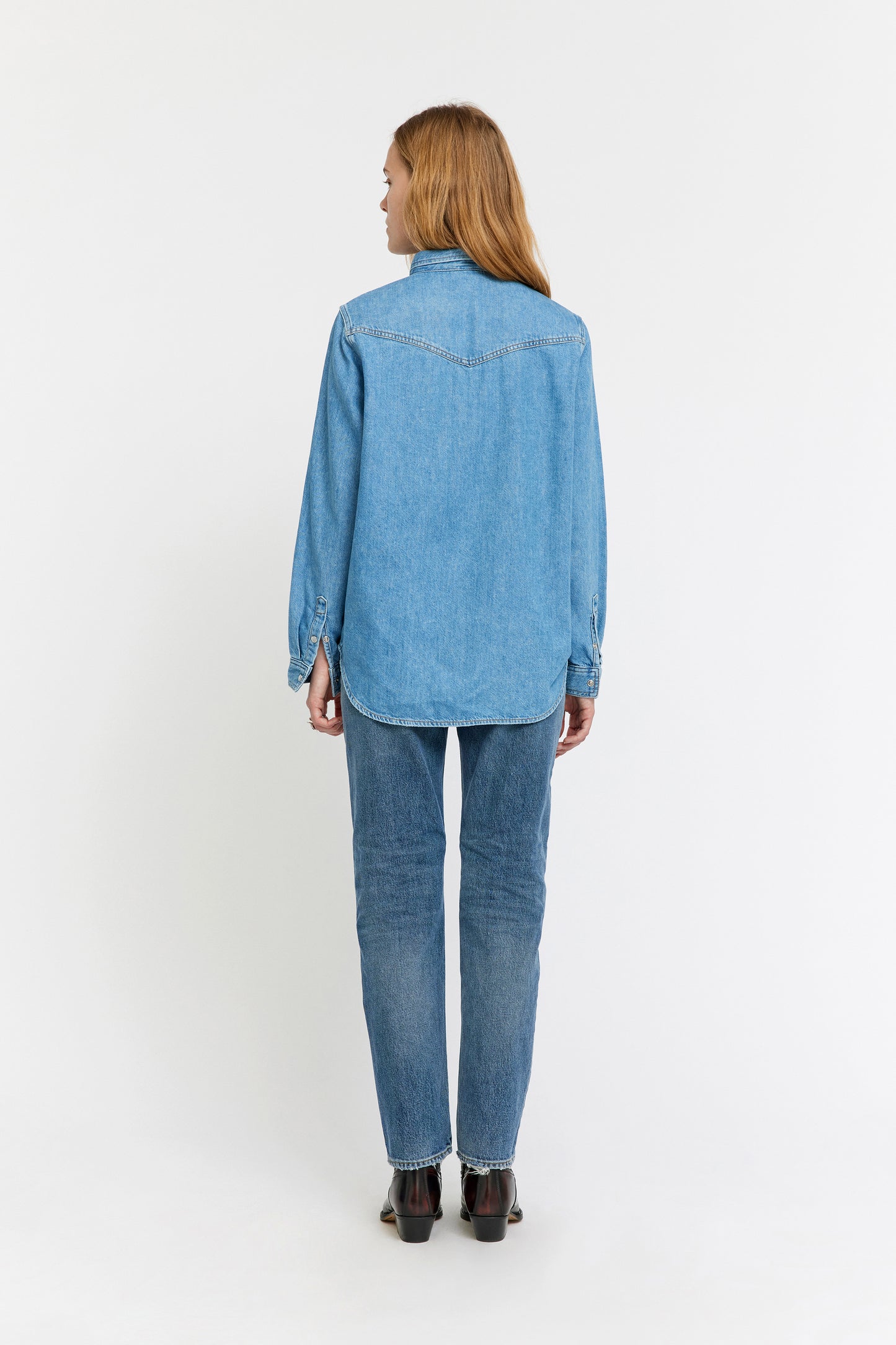 Won Hundred Women Pernilla Shirt Denim Blue