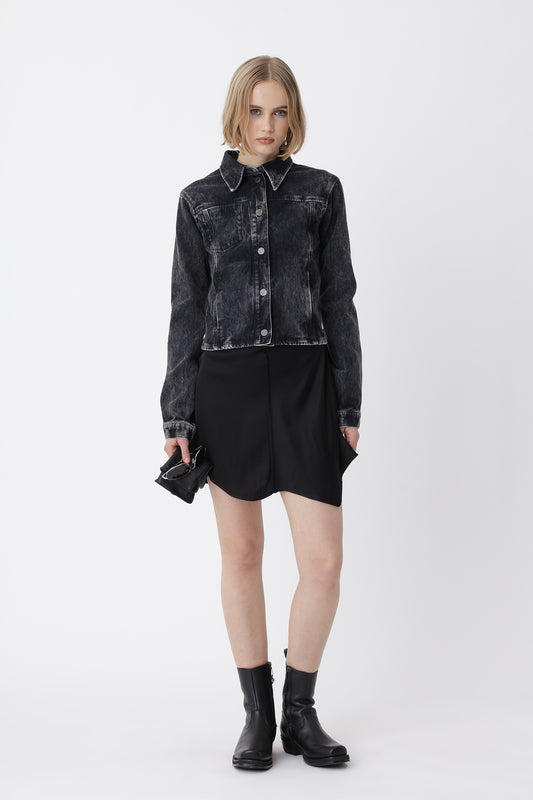 Won Hundred Women Rila Shirt Jacket Shirt Jacket Black