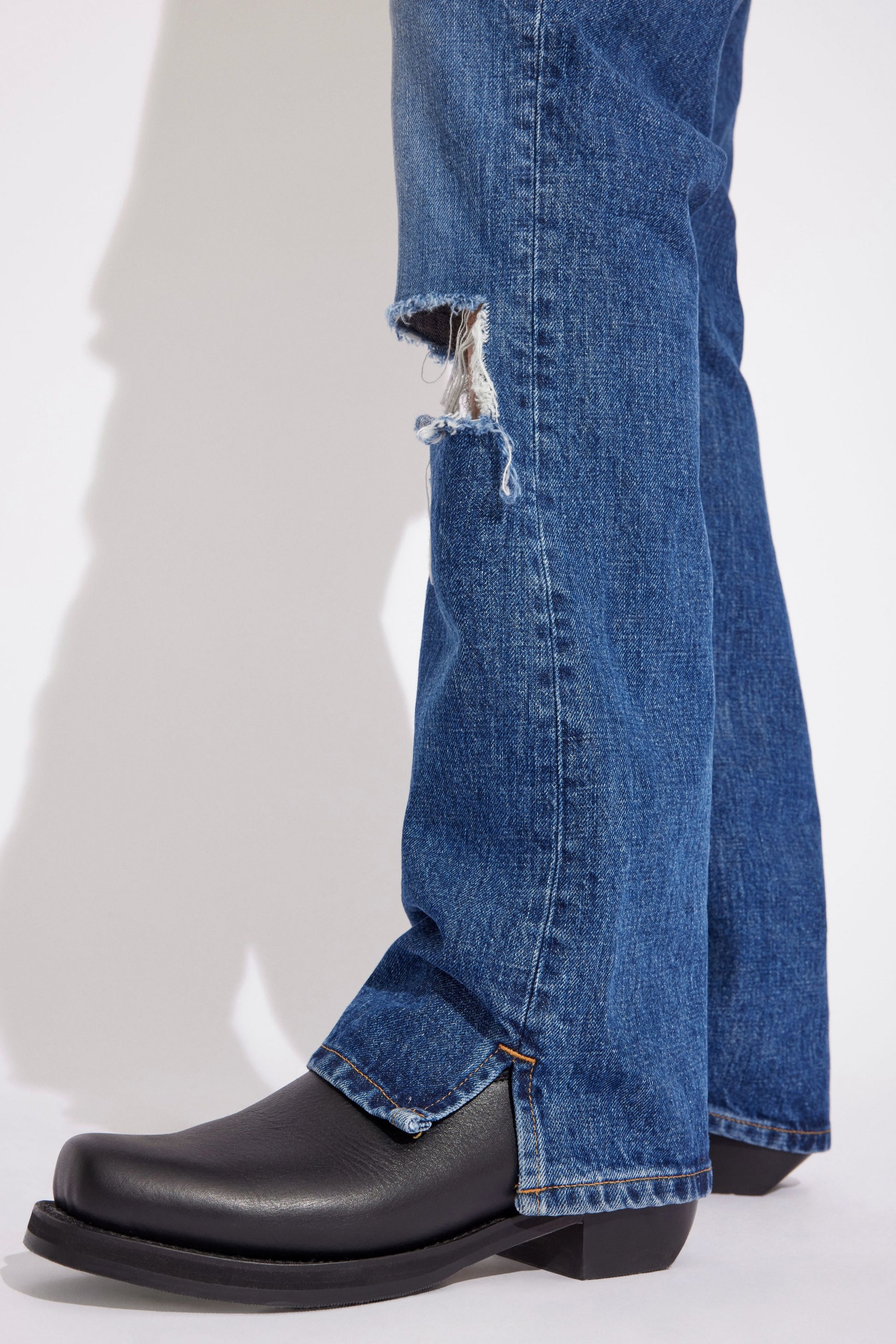 Won Hundred Unisex Rob Slit Jeans Nineties Hole