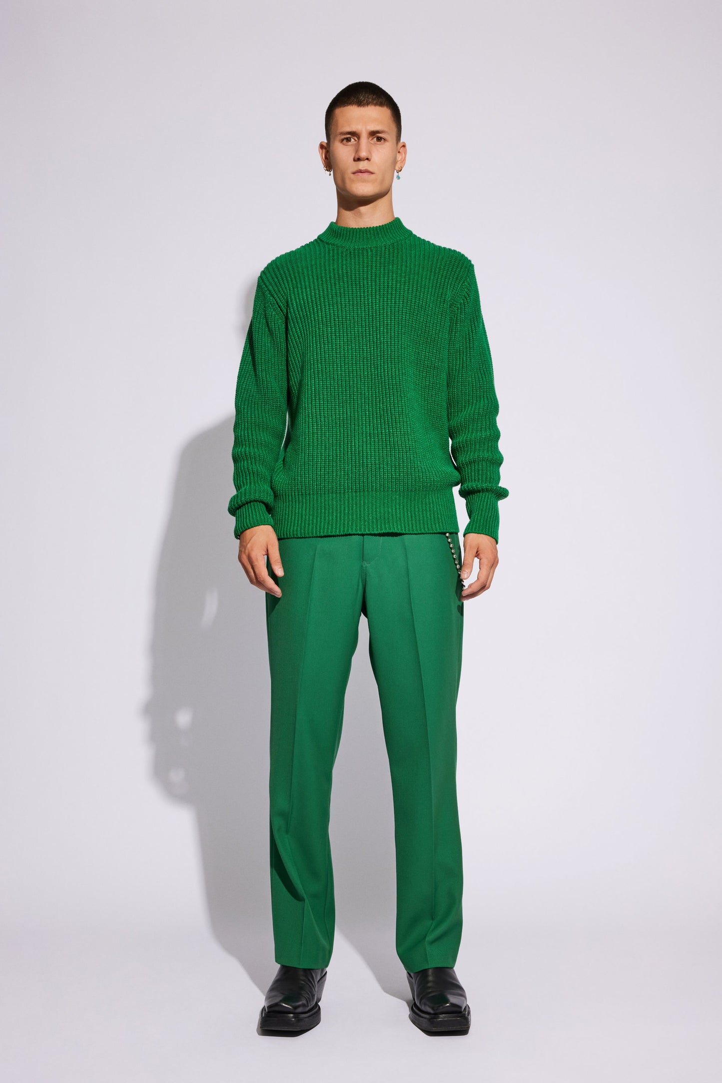 Won Hundred Men Rory Knit Knitwear Foliage Green