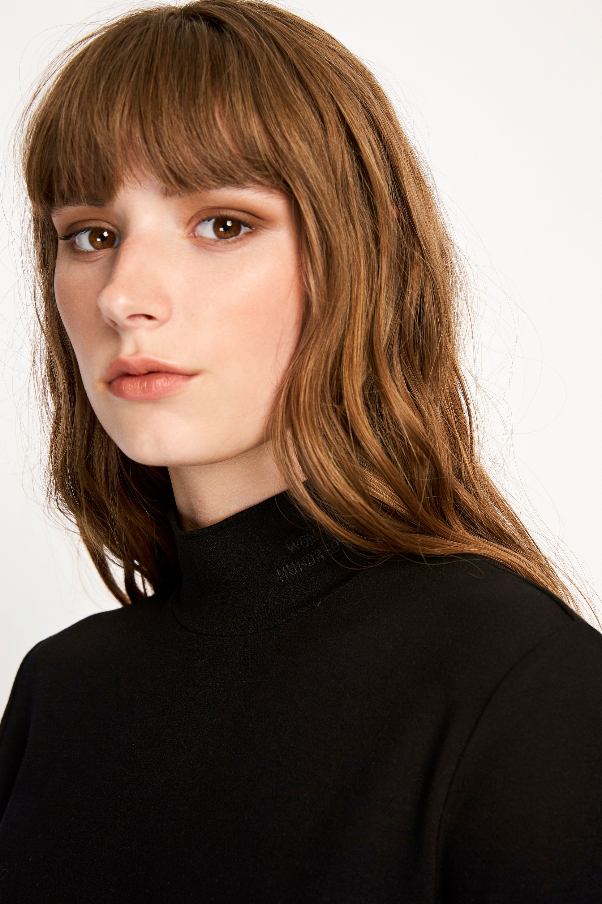 Won Hundred Women Roxy Turtleneck Top Top Black