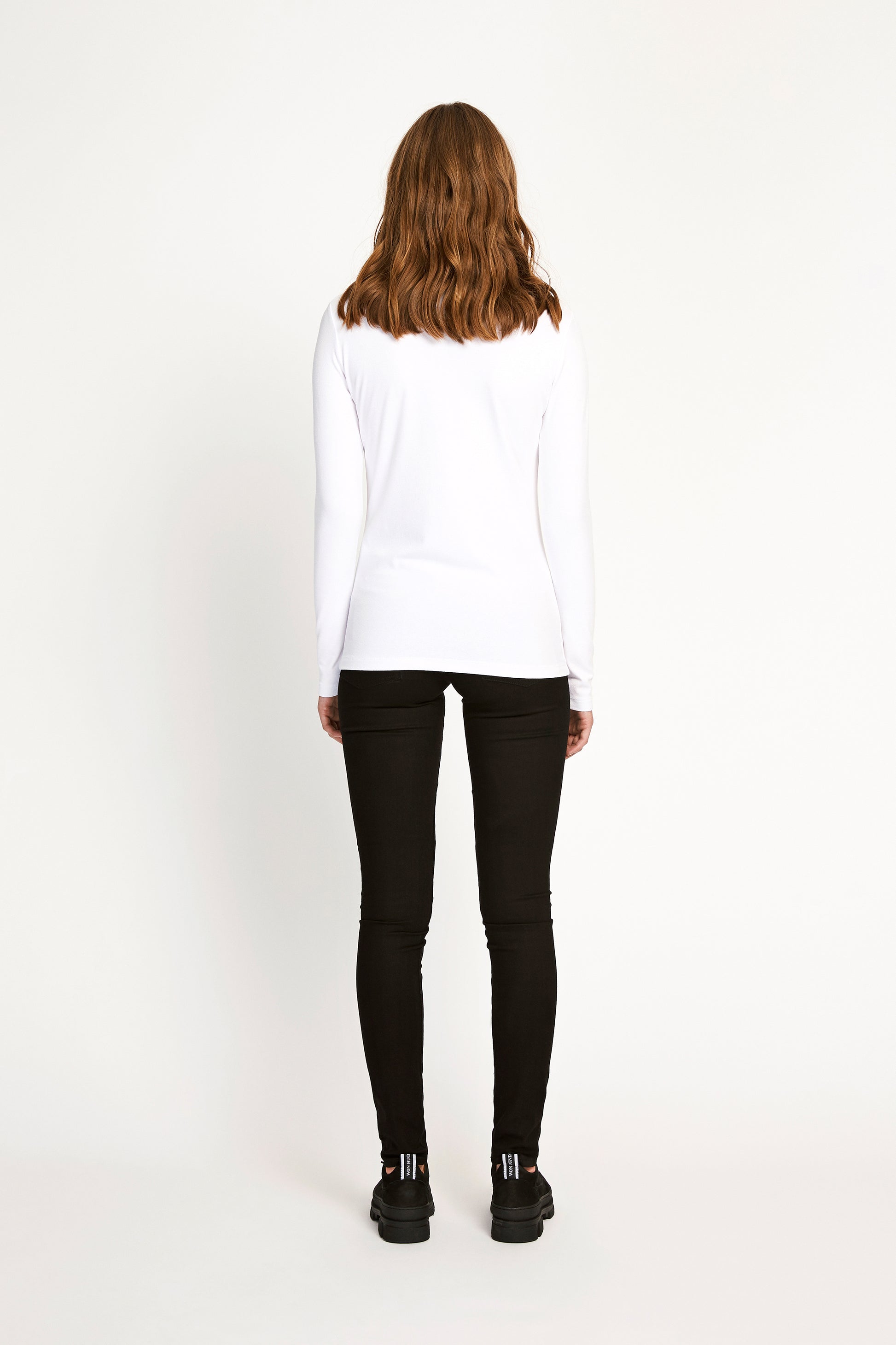 Won Hundred Women Roxy Turtleneck Top Top White