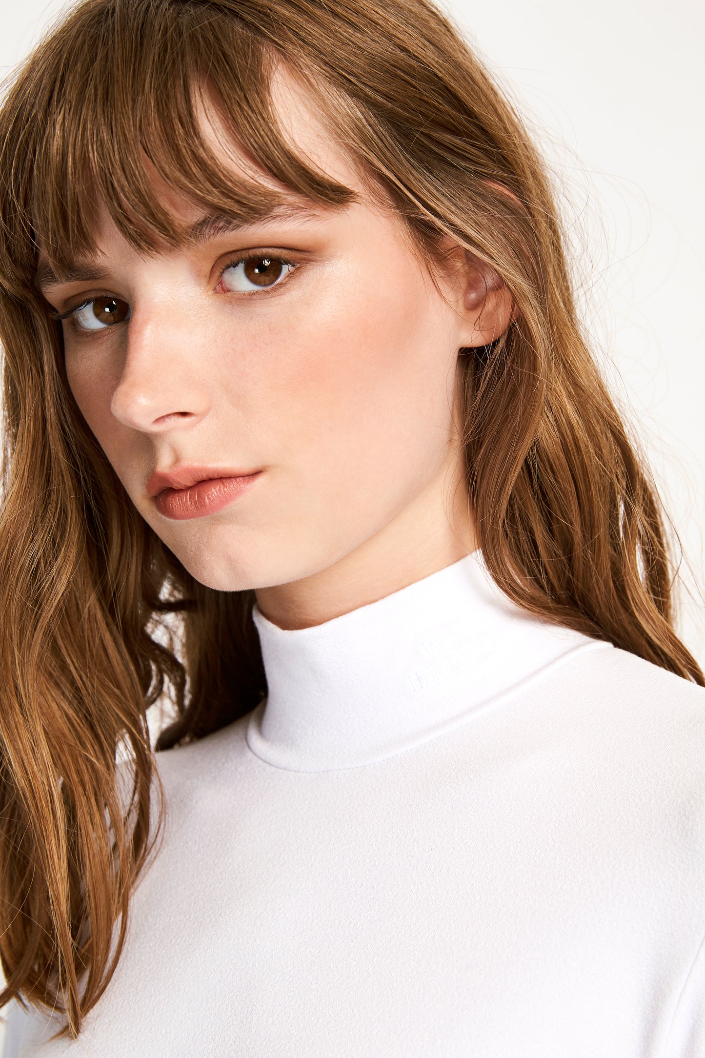 Won Hundred Women Roxy Turtleneck Top Top White