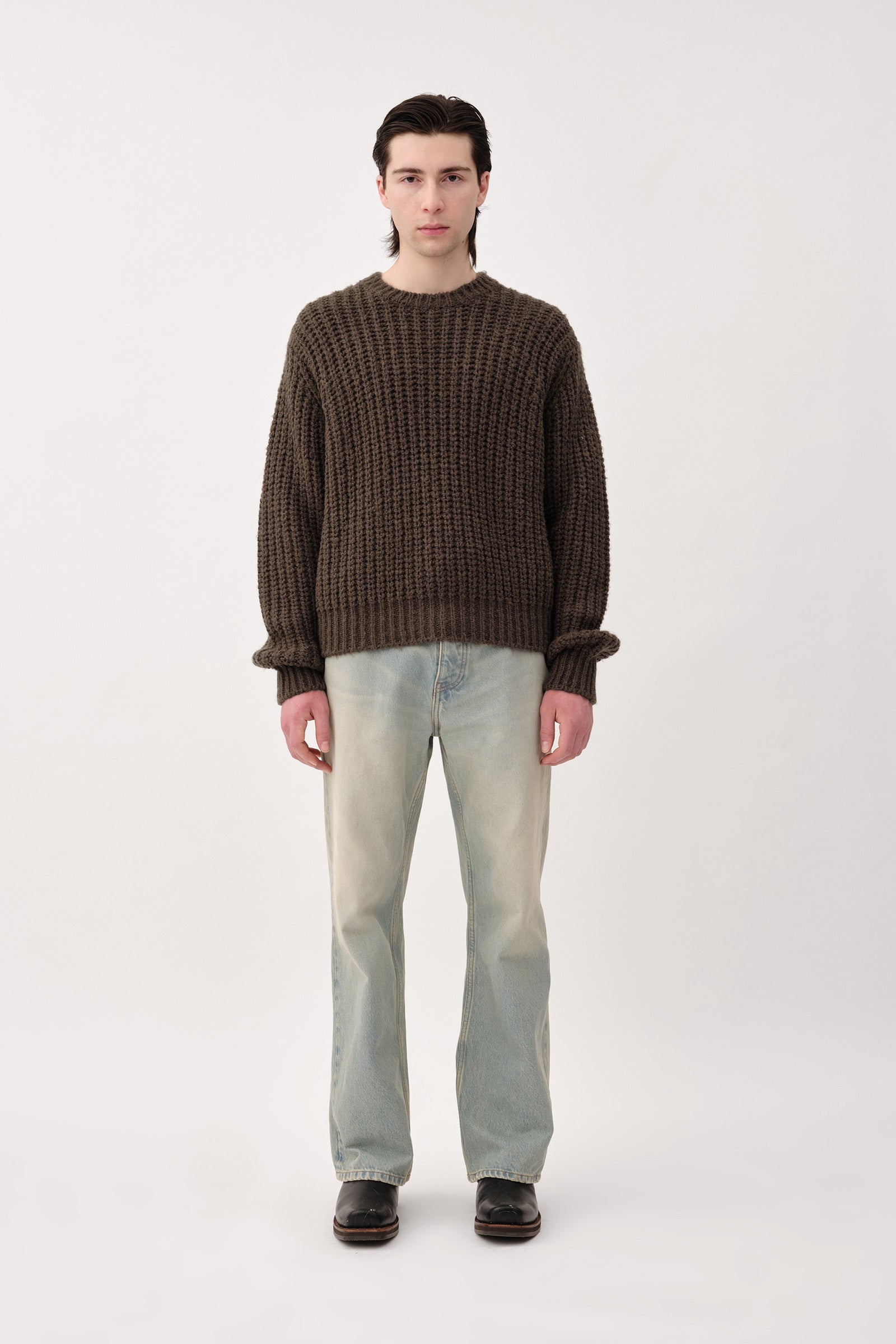 Won Hundred Men Ryder Knitwear Black Olive