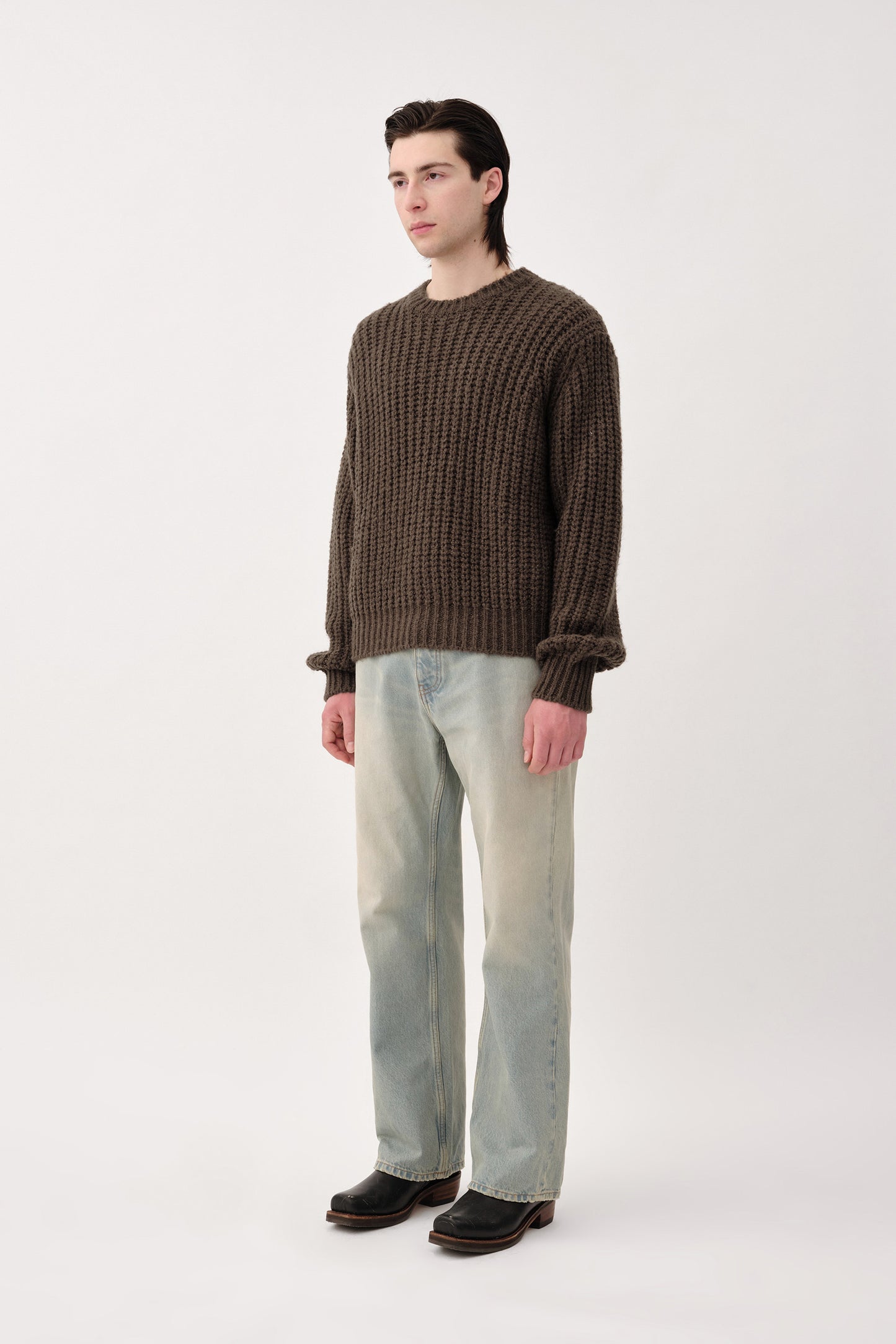 Won Hundred Men Ryder Knitwear Black Olive