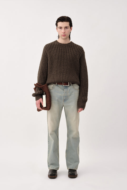 Won Hundred Men Ryder Knitwear Black Olive