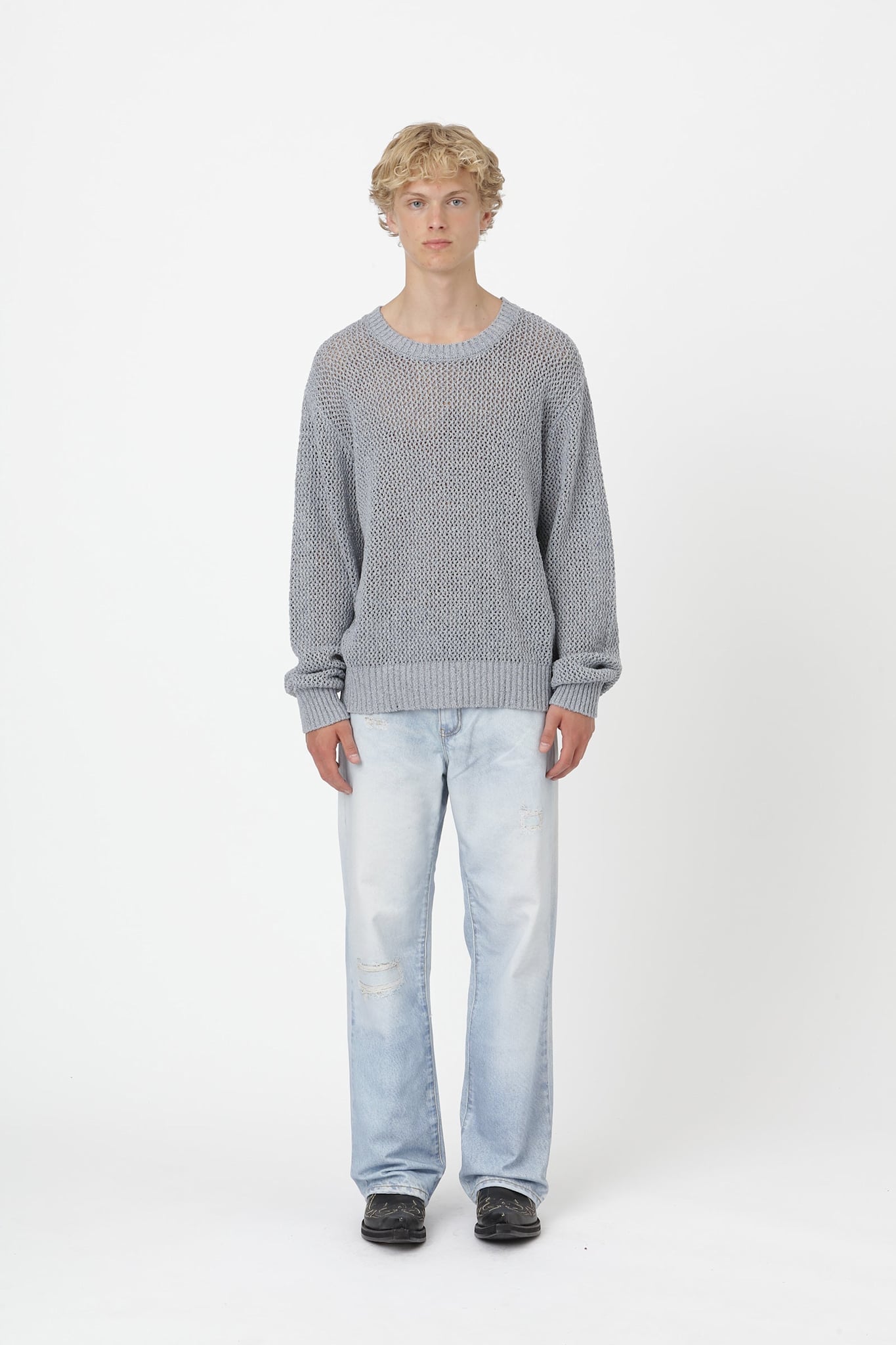 Won Hundred Men Ryder Knitwear Grey
