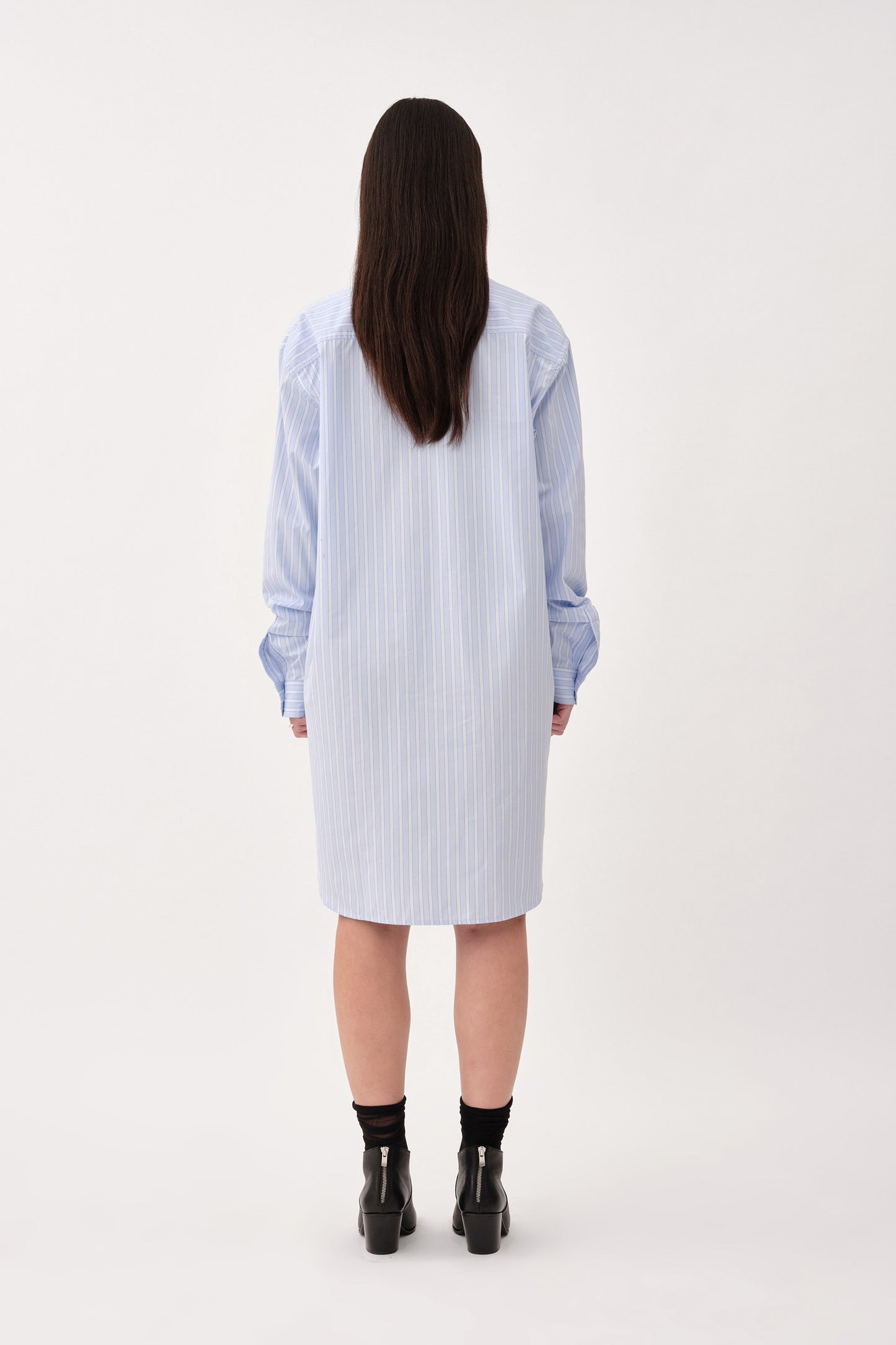 Won Hundred Women Rylie Shirt Dress Dress Blue Stripe