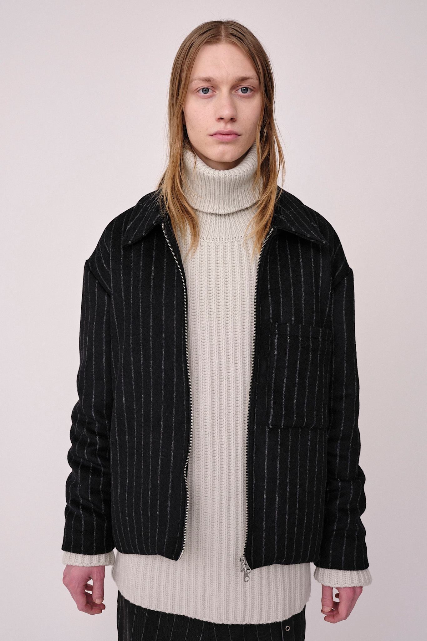 Won Hundred Men Saywer Pin Stripe Outerwear Pin Stripe