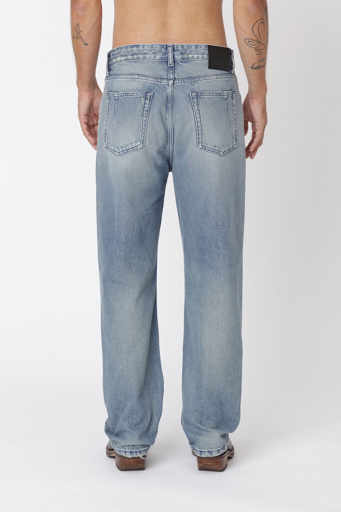 Won Hundred Men Steve Come Blue 5-Pockets Come Blue