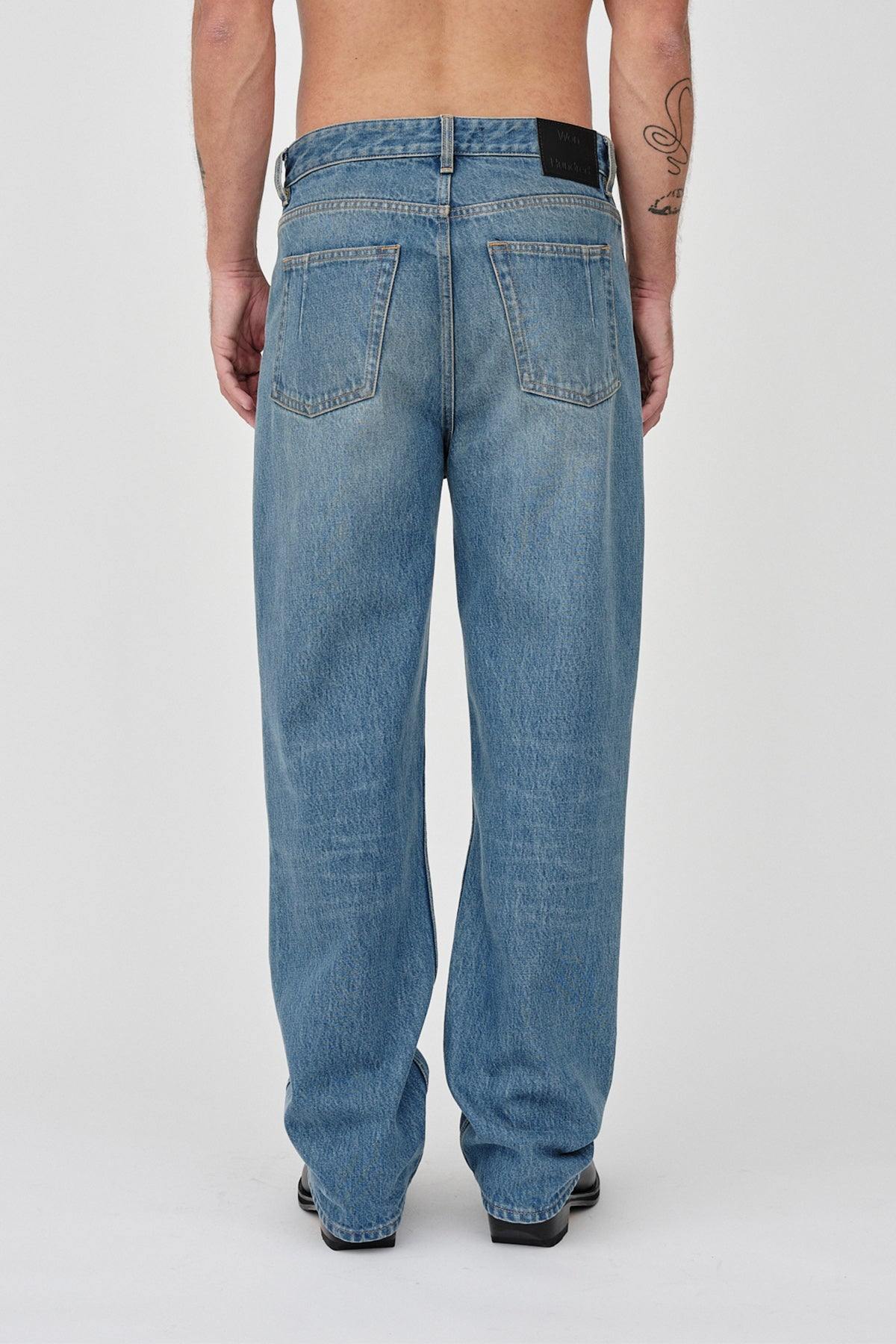 Won Hundred Men Steve Itac Blue 5-Pockets Itac Blue