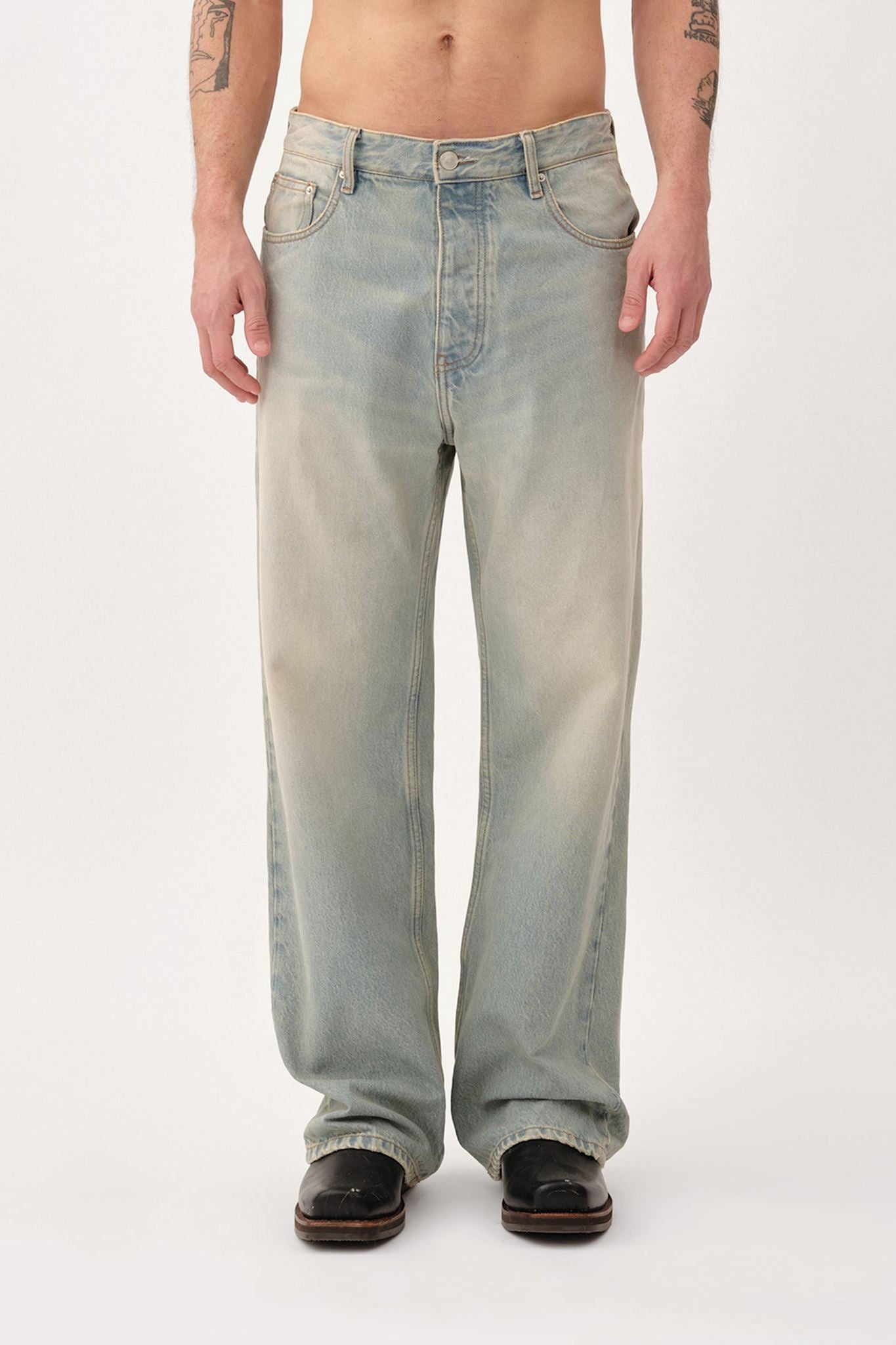 Won Hundred Men Steve Sandy Bright 5-Pockets Sandy Bright