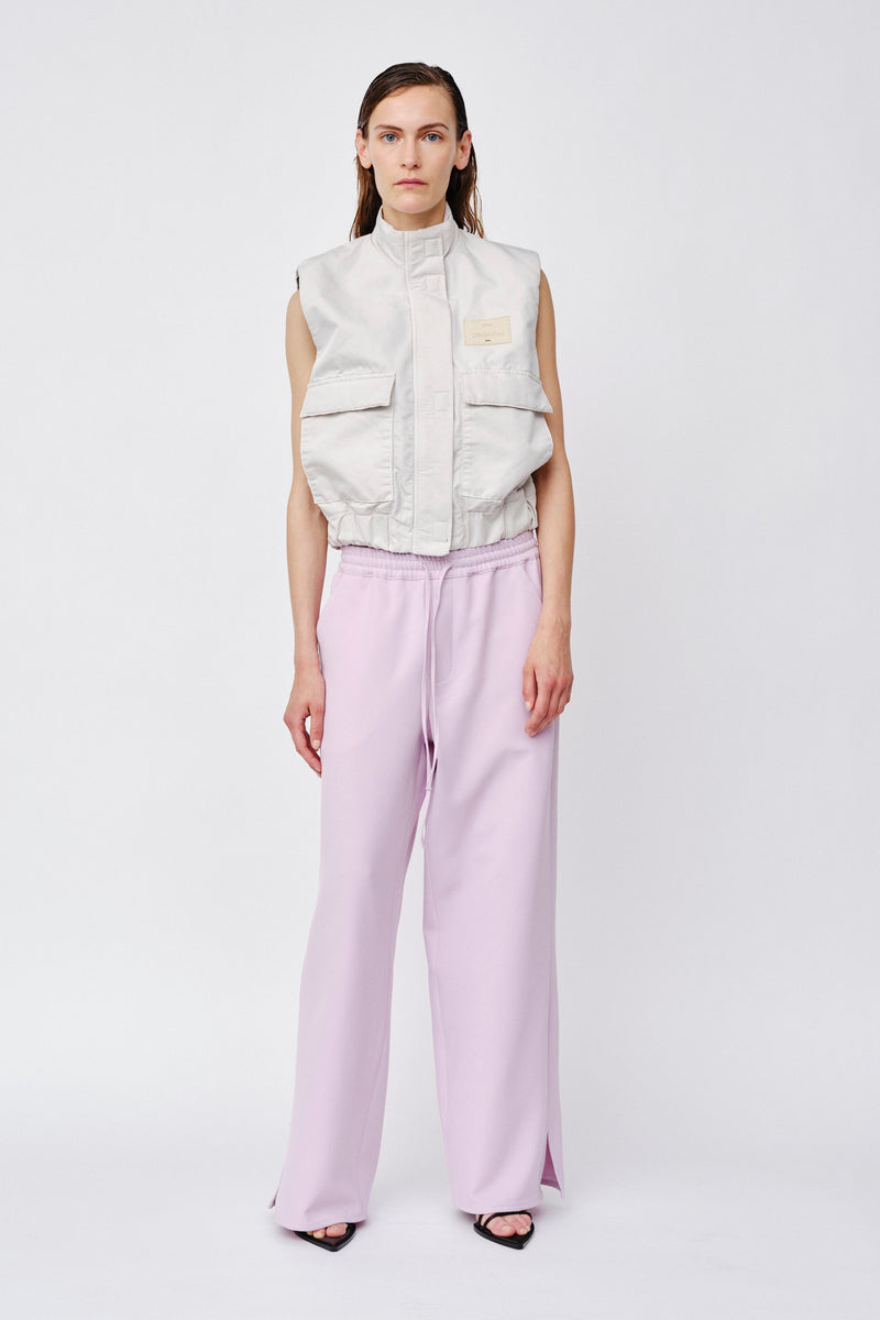 Won Hundred Women Stormy Slit Trousers Fair Orchid