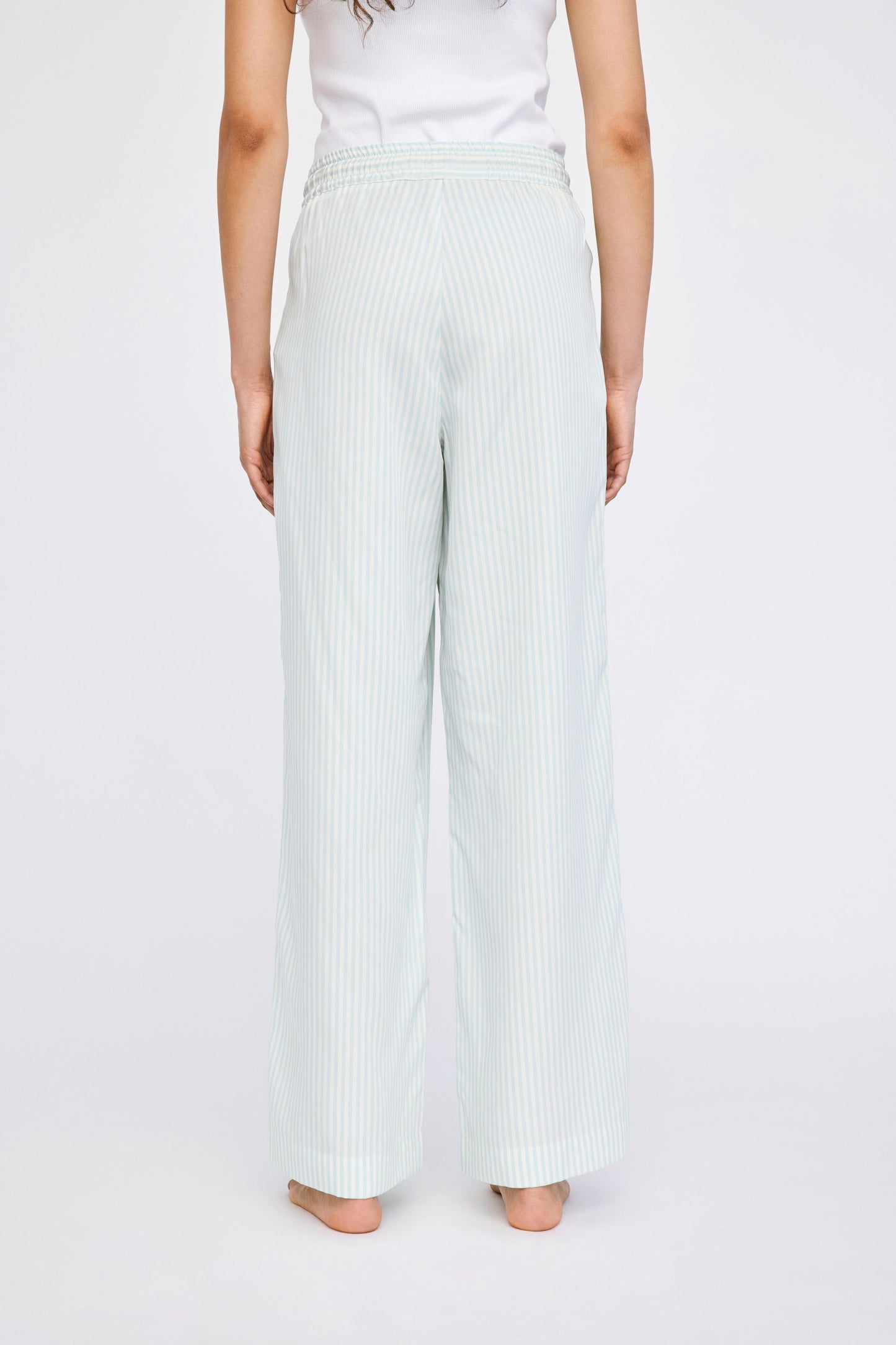 Won Hundred Women Stormy Trousers Trousers Blue Surf Stripe