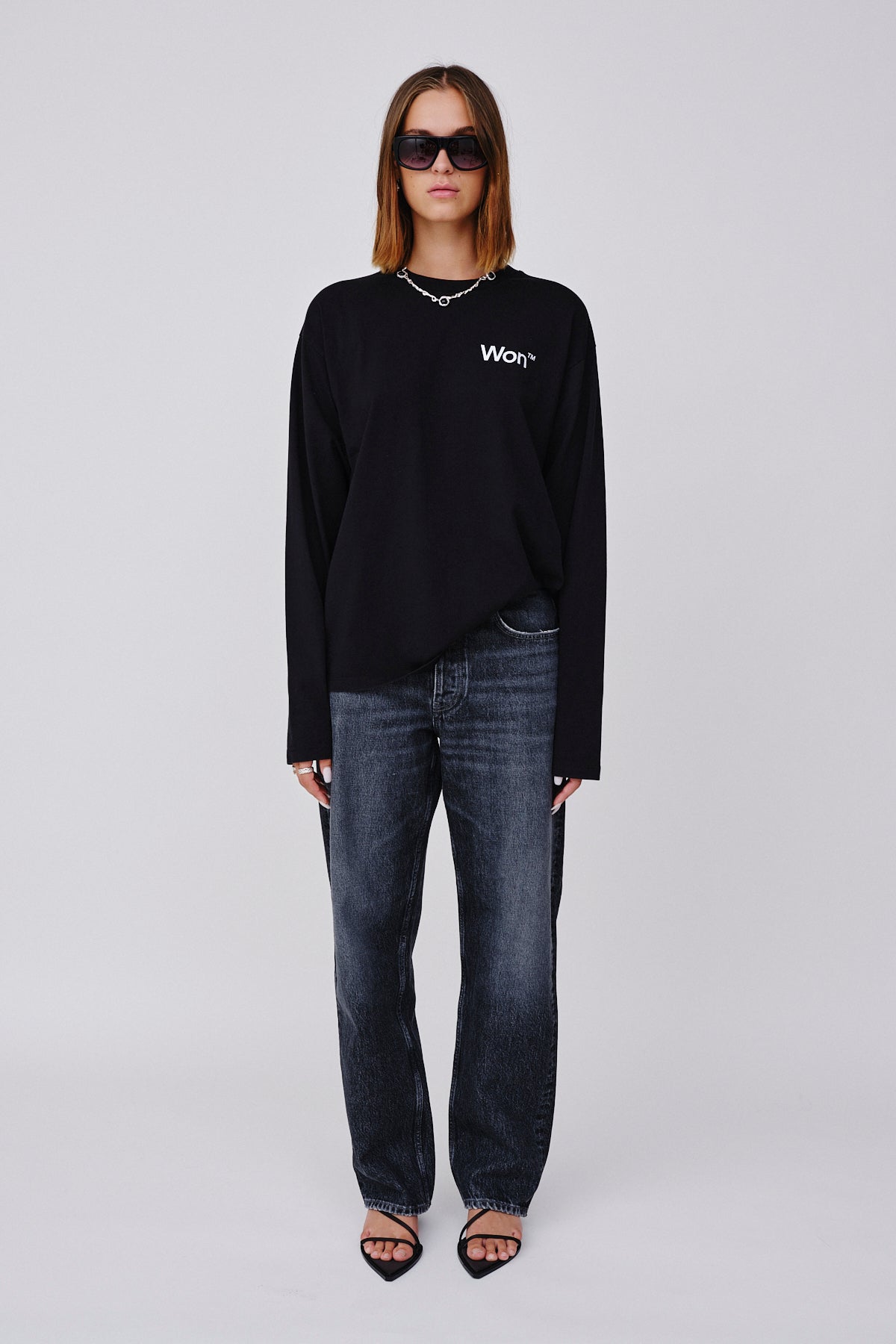 Won Hundred Women The Staff Tee LS W T-shirt Black