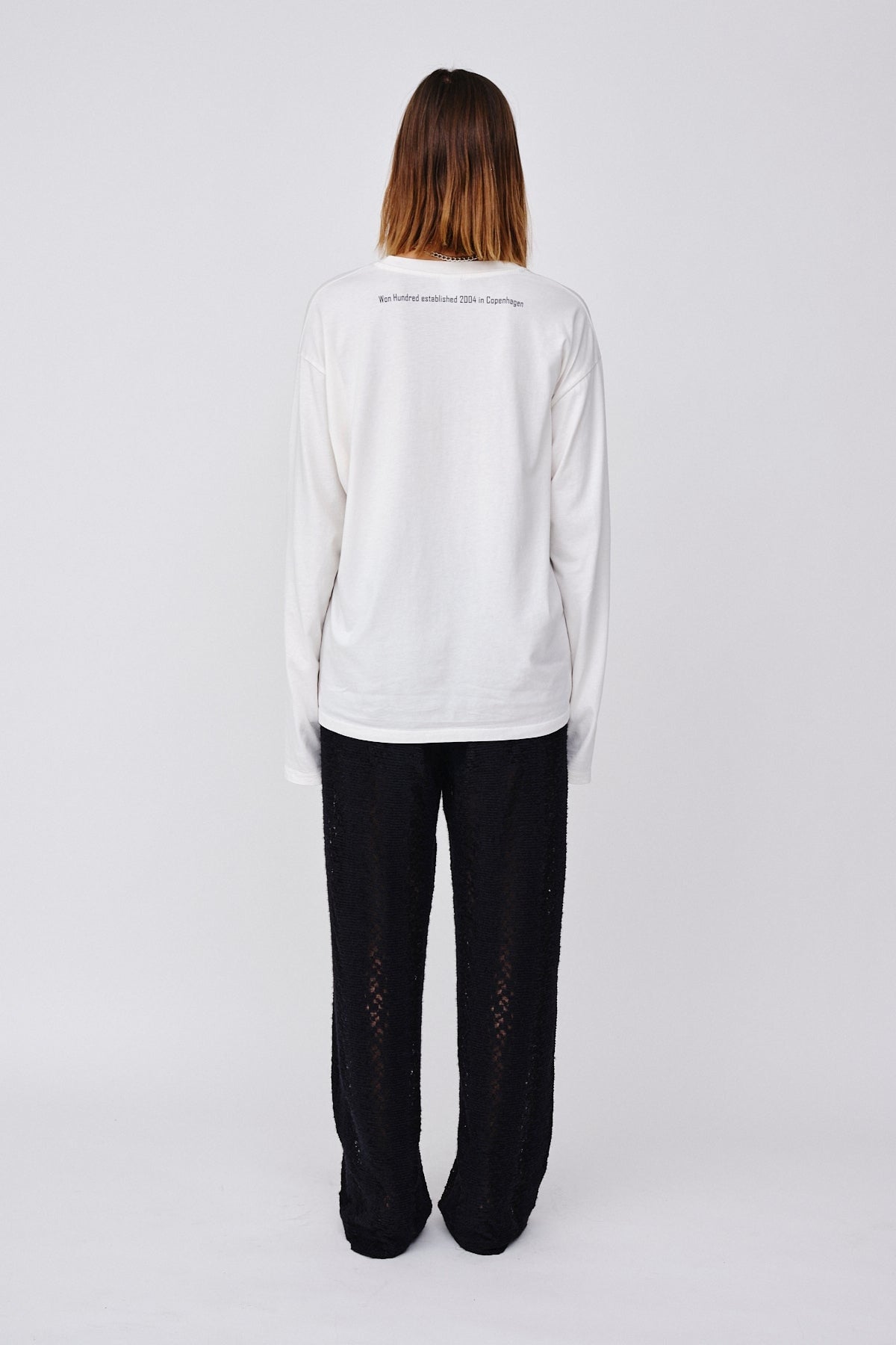 Won Hundred Women The Staff Tee LS W T-shirt White