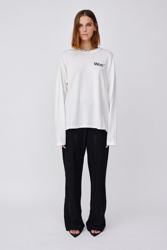 Won Hundred Women The Staff Tee LS W T-shirt White