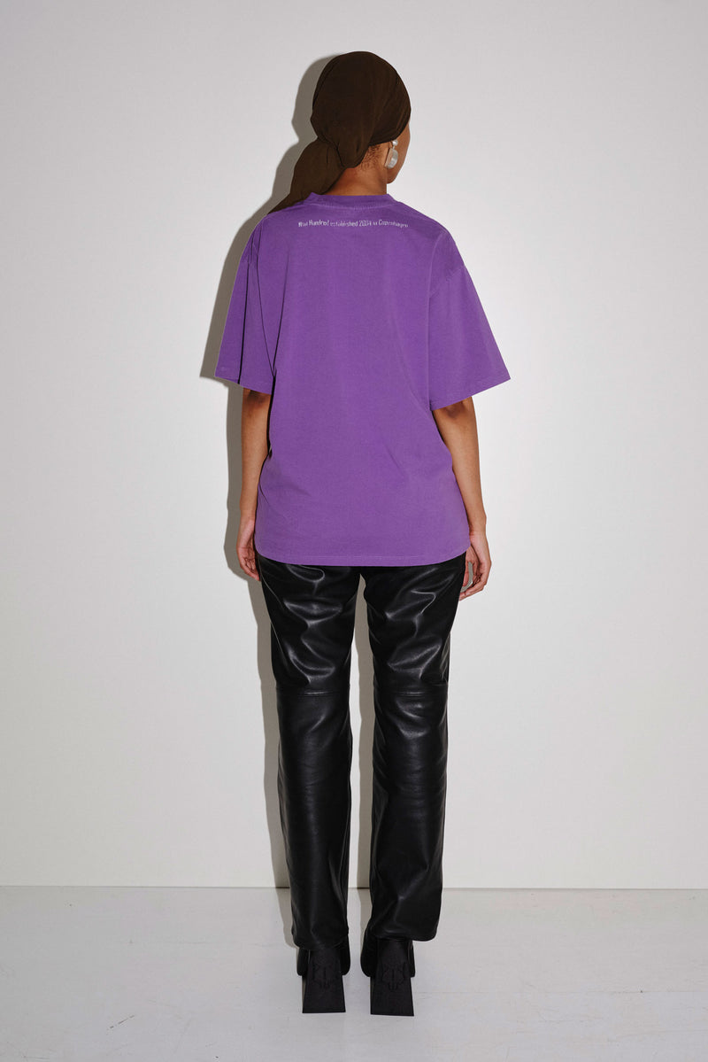 Won Hundred Women The Staff tee W T-shirt Patrician Purple