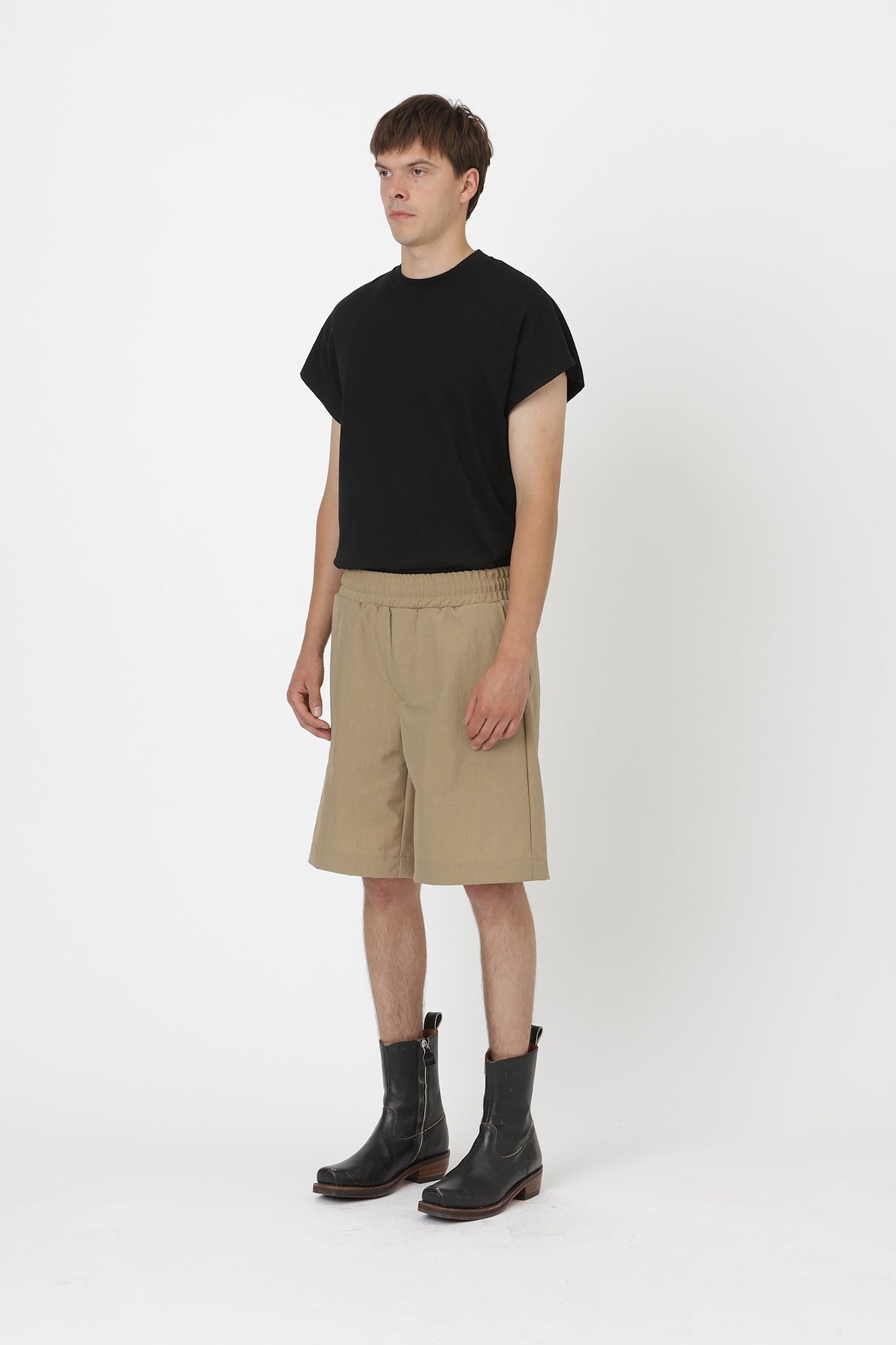 Won Hundred Men Thiago Nylon Shorts Cornstalk