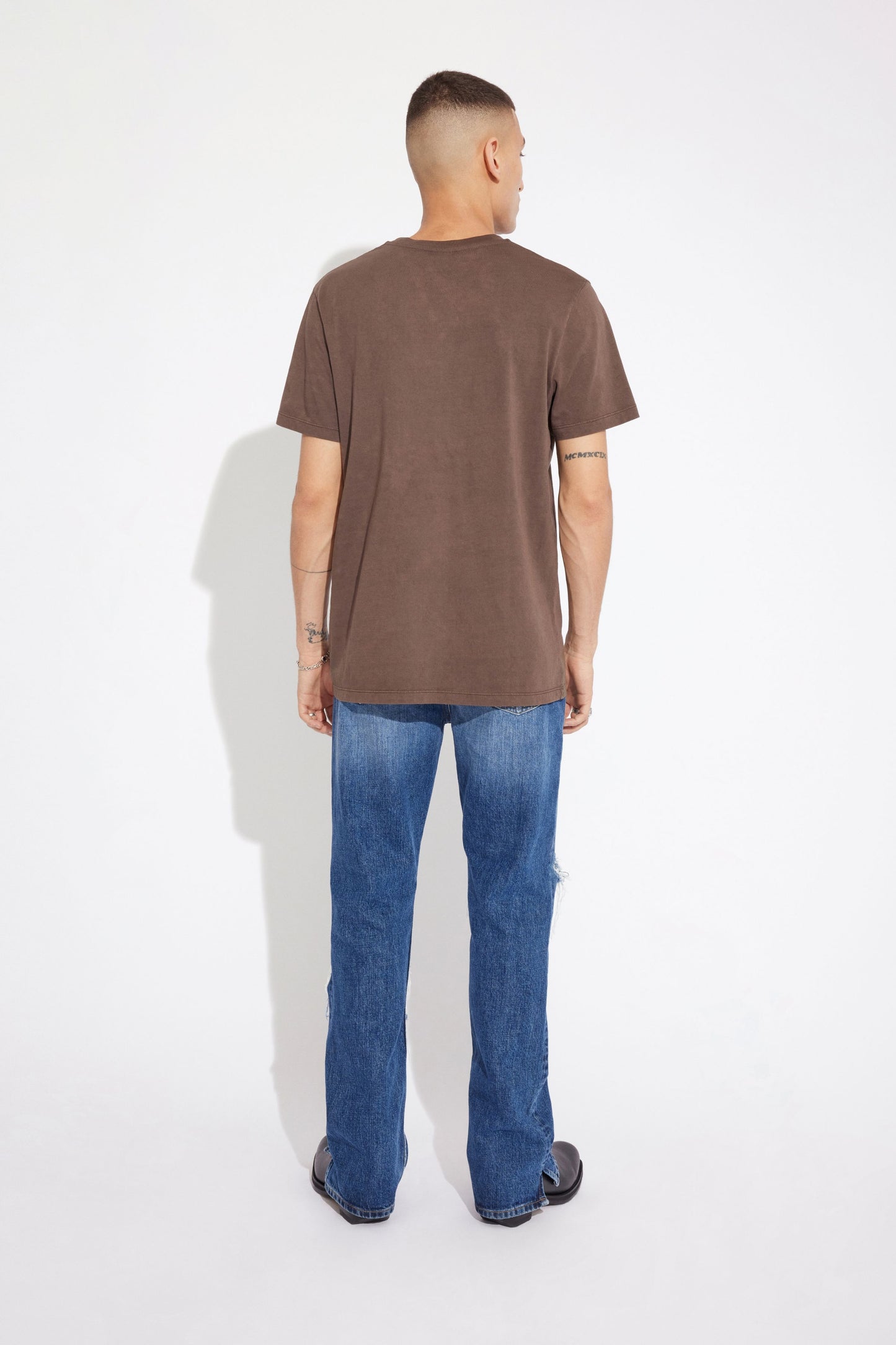 Won Hundred Men Troy T-shirt T-shirt Chocolate Brown