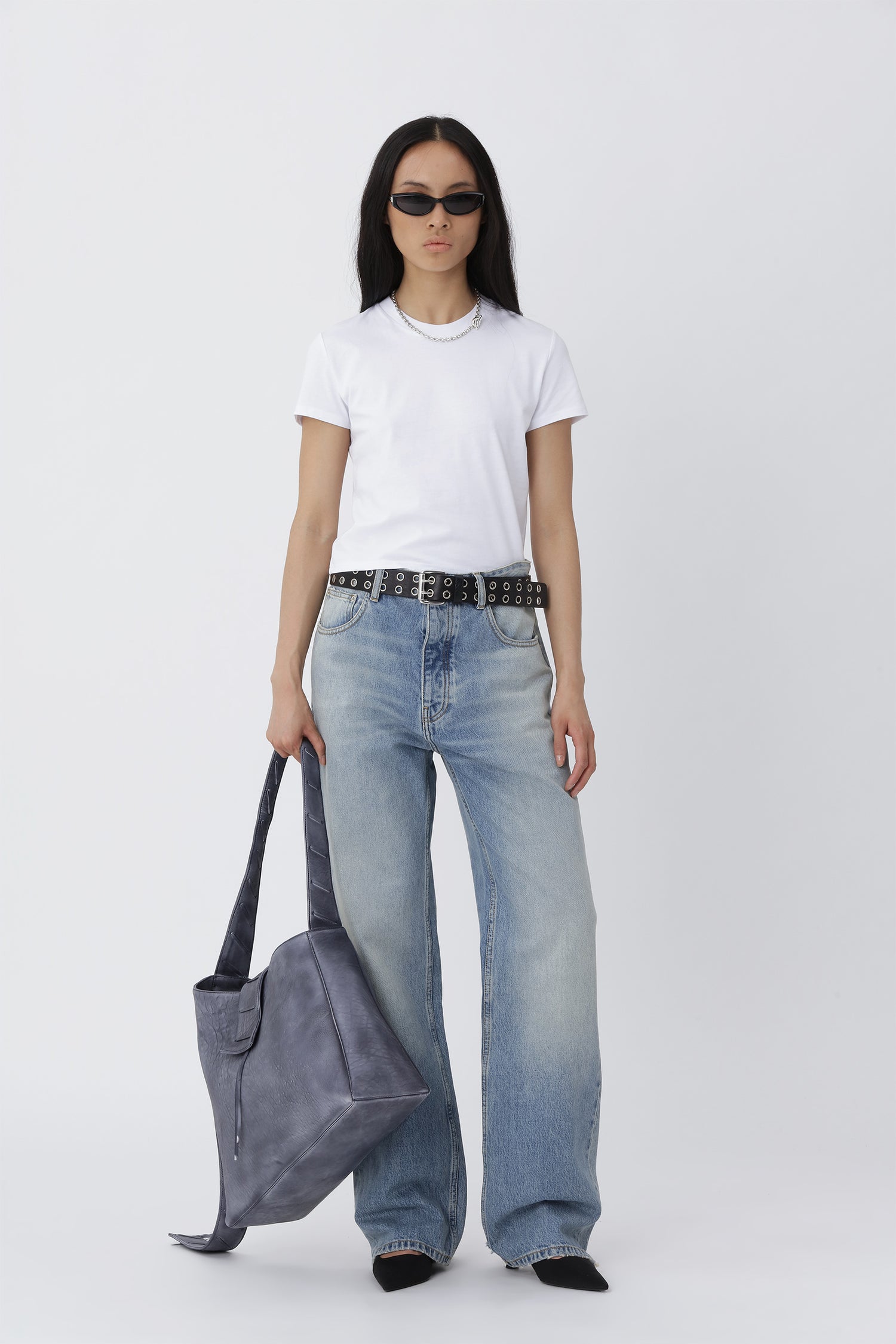 Won Hundred Women Vera T-Shirt T-shirt Washed White