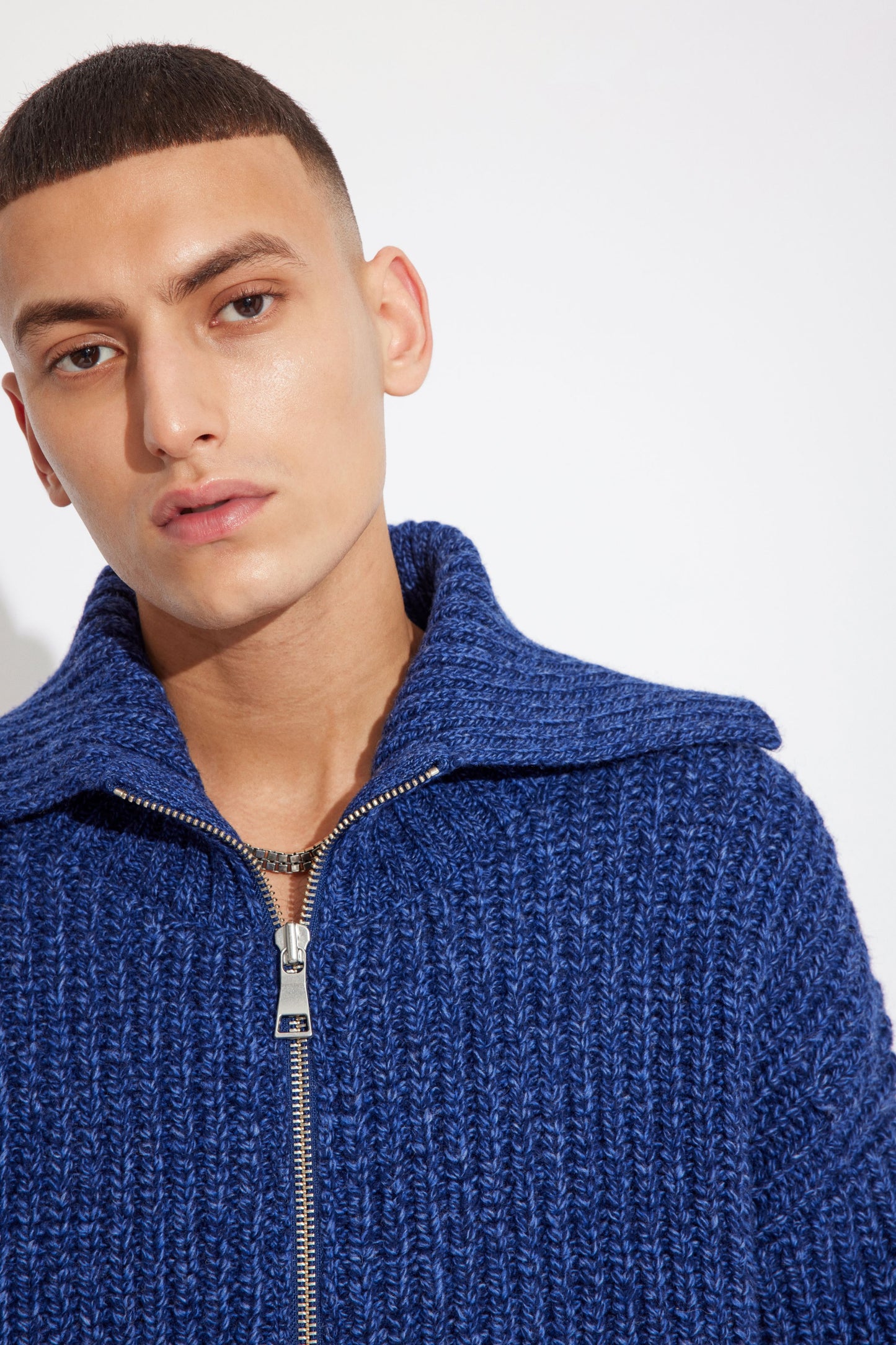 Won Hundred Men Zachary Knit Knitwear Federal Blue