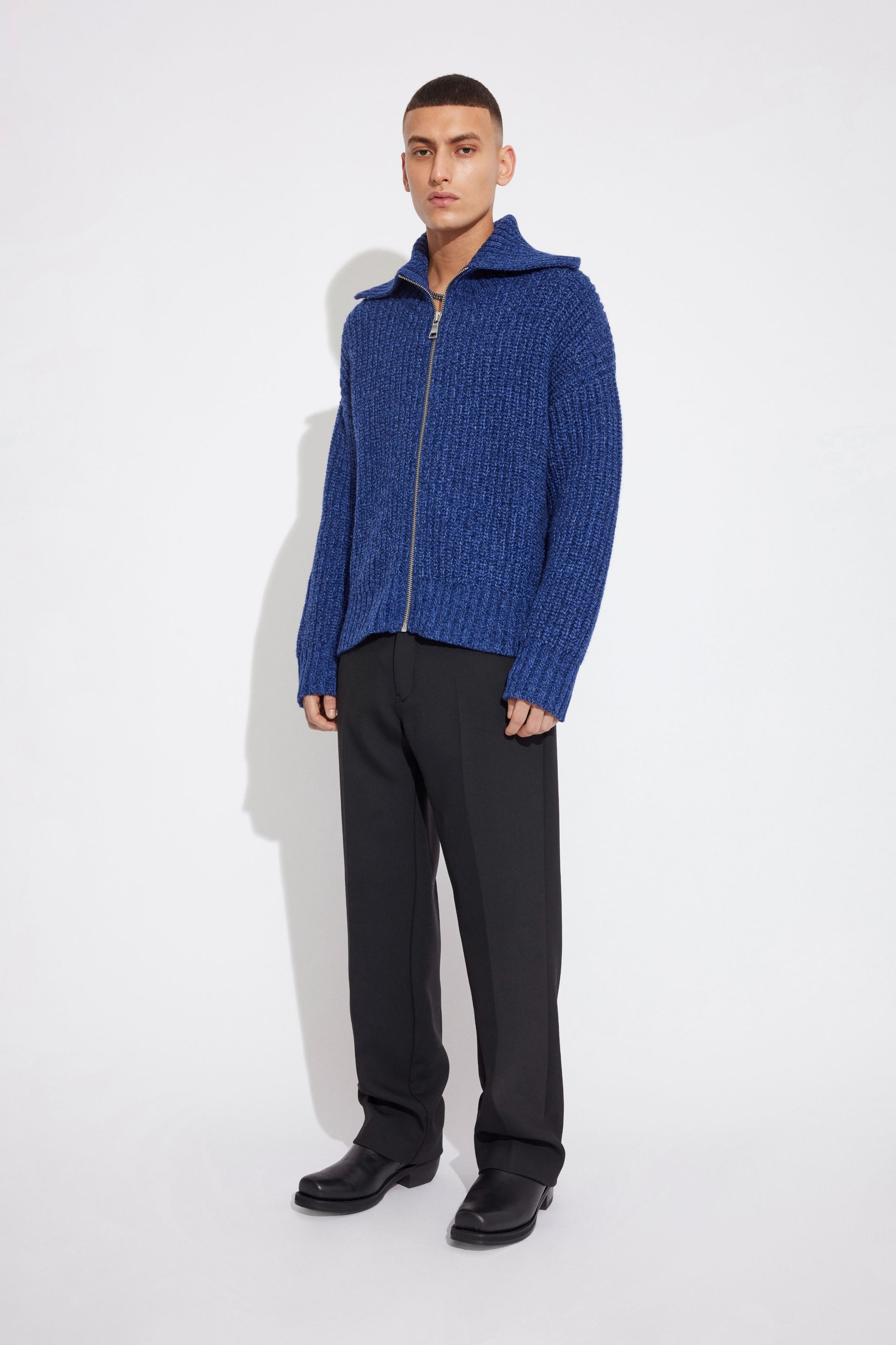 Won Hundred Men Zachary Knit Knitwear Federal Blue