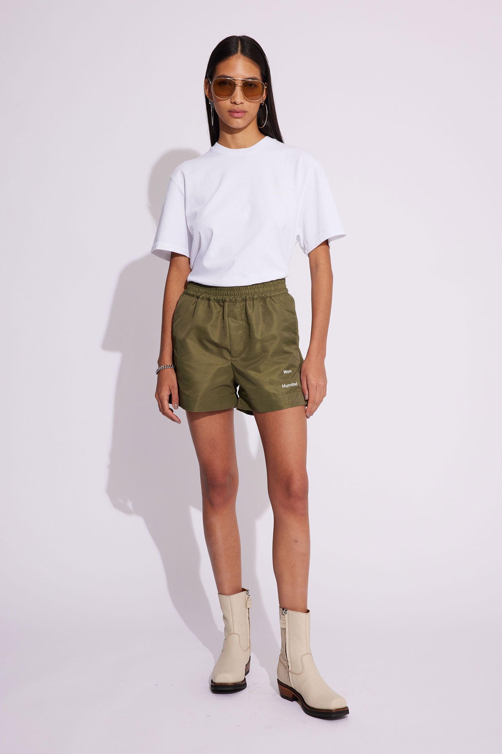 Won Hundred Women Amanda Shorts Olivine