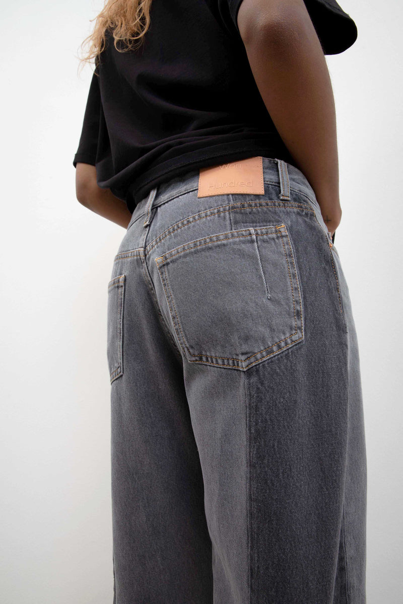 Won Hundred Women Baggy Jeans Two-Tone