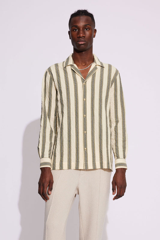 Won Hundred Men Enzo Shirt Yellow Stripe