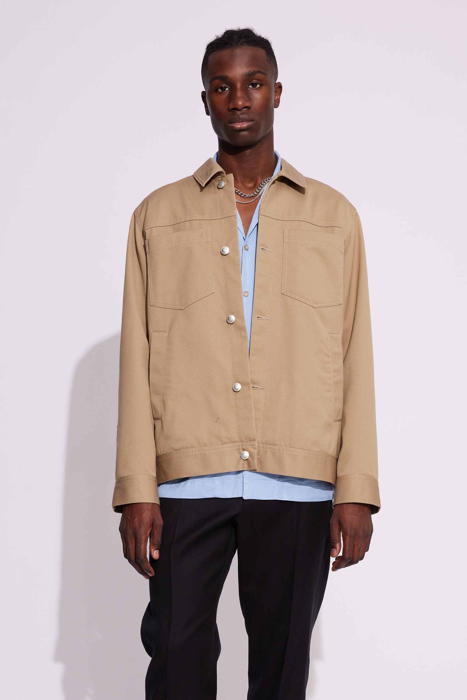 Won Hundred Men Harold Jacket Camel