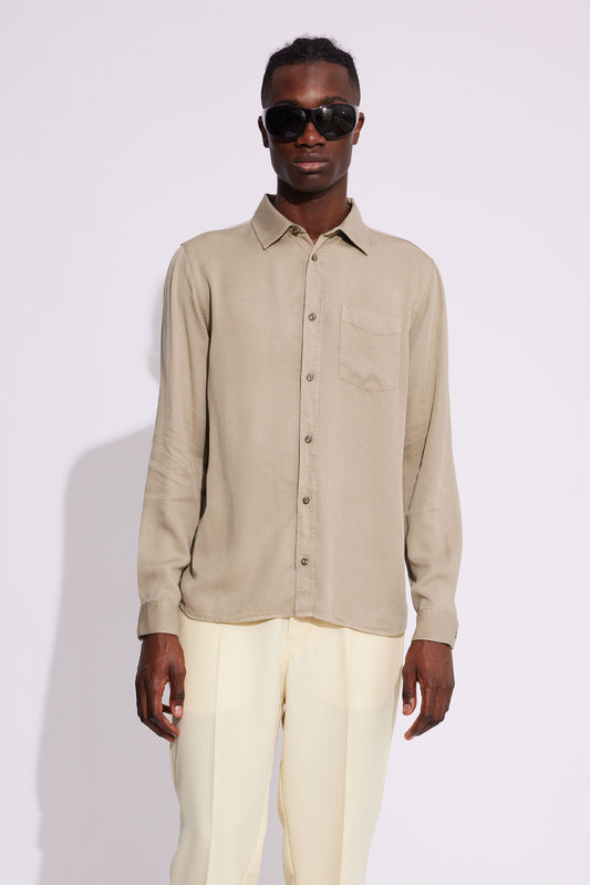 Won Hundred Men Poul Tencel Shirt Seneca Rock