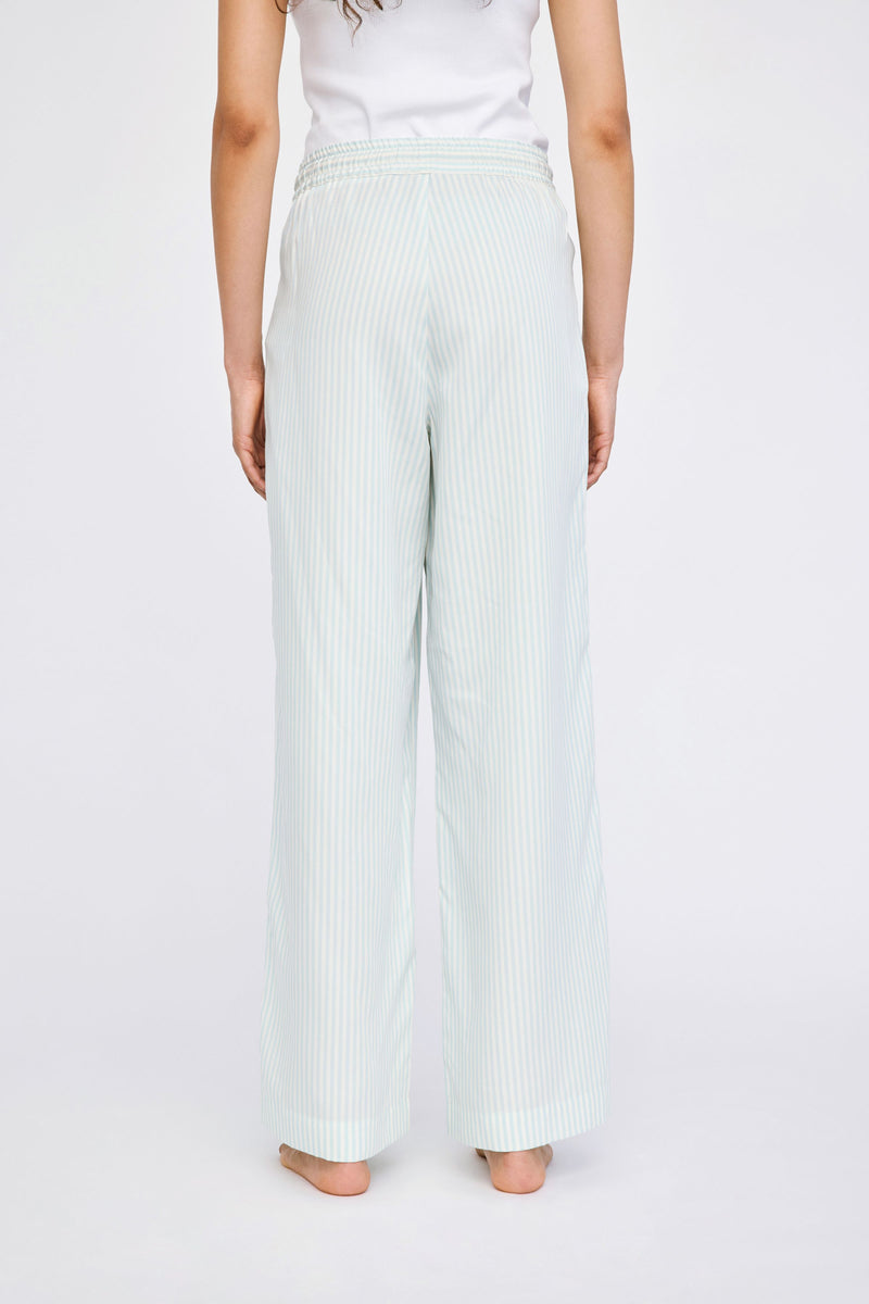 Won Hundred Women Stormy Trousers Trousers Blue Surf Stripe