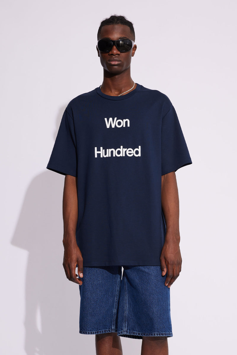 Won Hundred Men Talinn M T-shirt Dark Sapphire