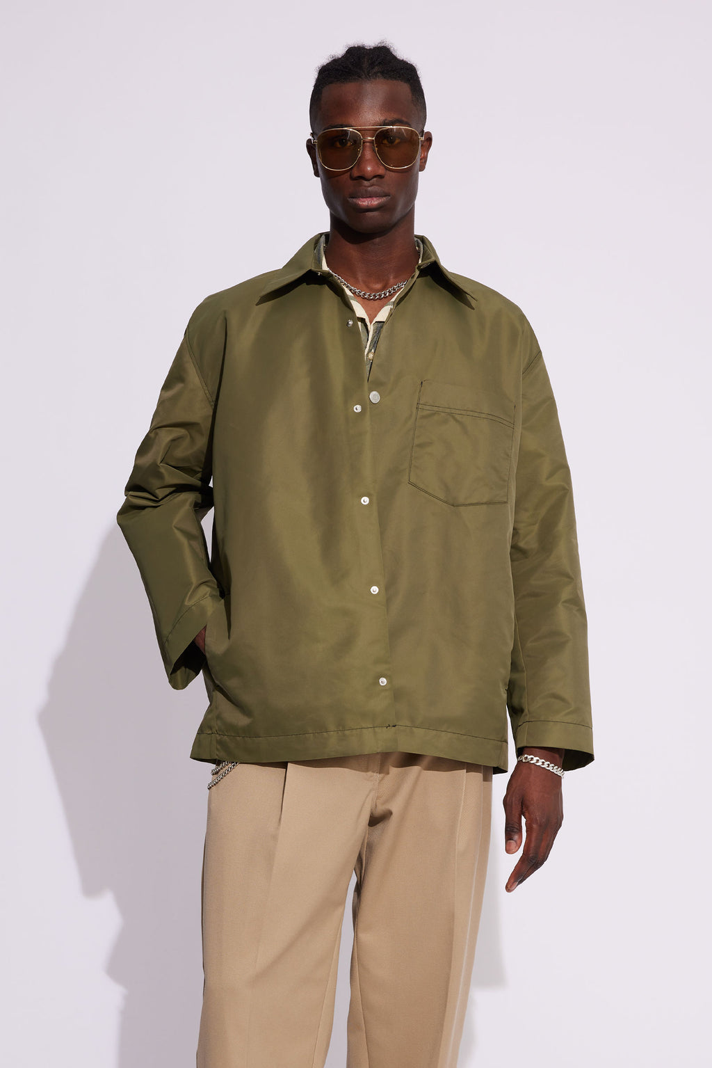 Norse projects svend on sale nylon oxford jacket